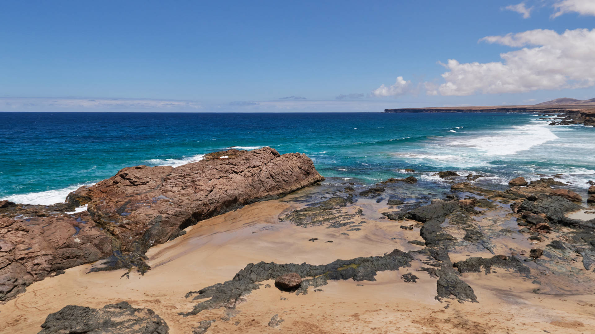 Der Strand Playa Jarugo nahe Tindaya Fuerteventura.