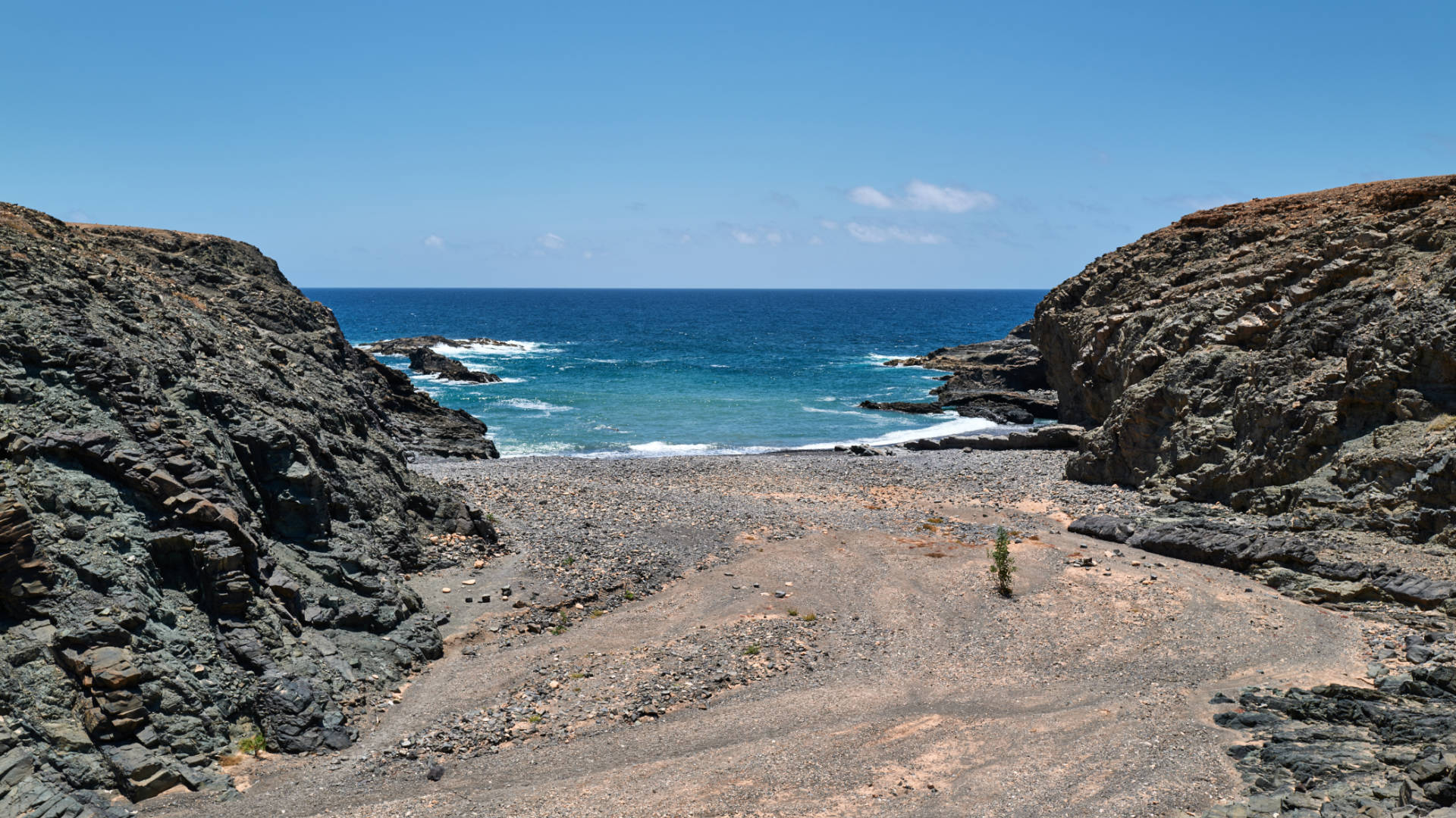 Puerto de la Cruz nahe Puertito de los Molinos Fuerteventura.