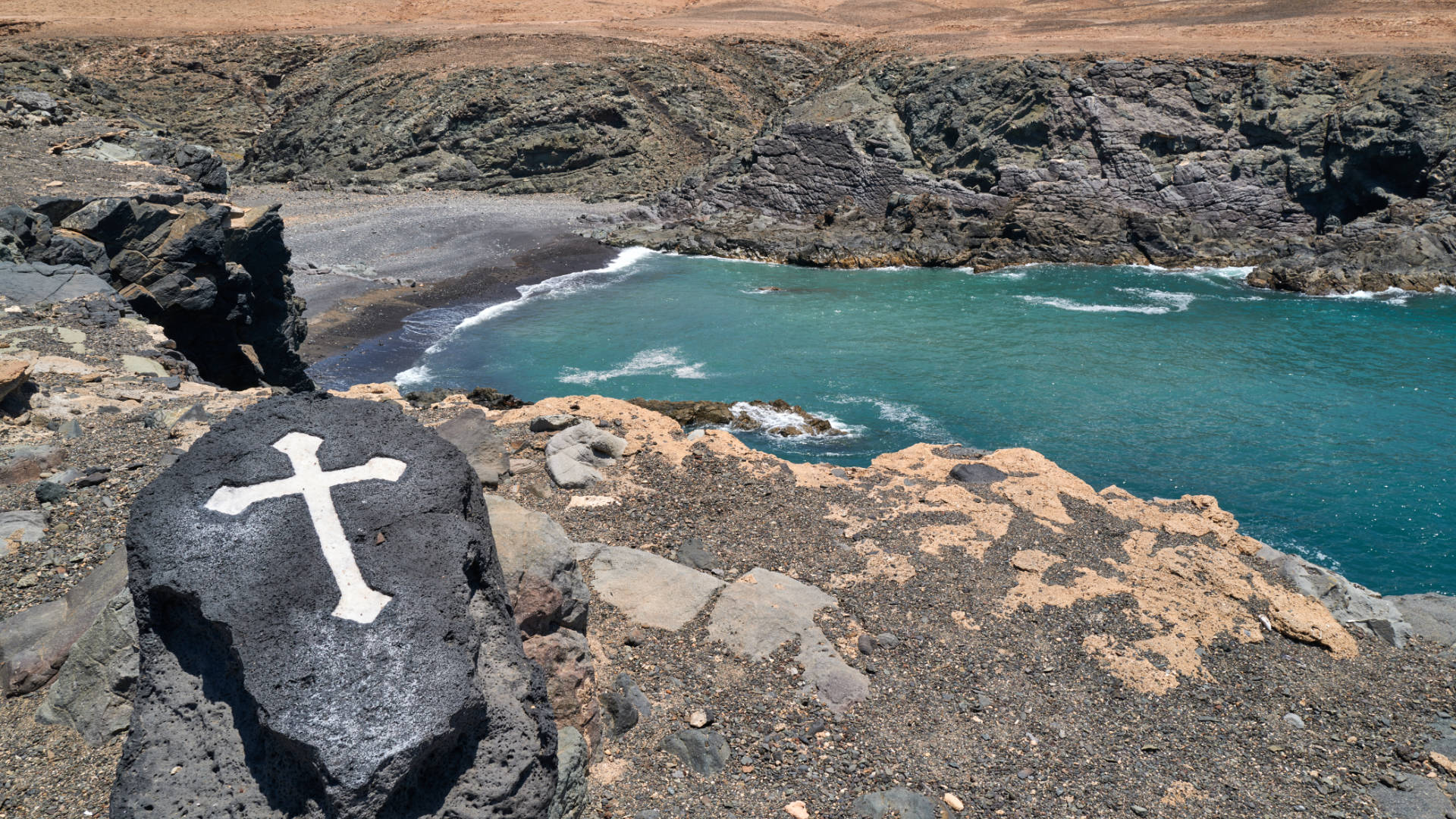 Puerto de la Cruz nahe Puertito de los Molinos Fuerteventura.