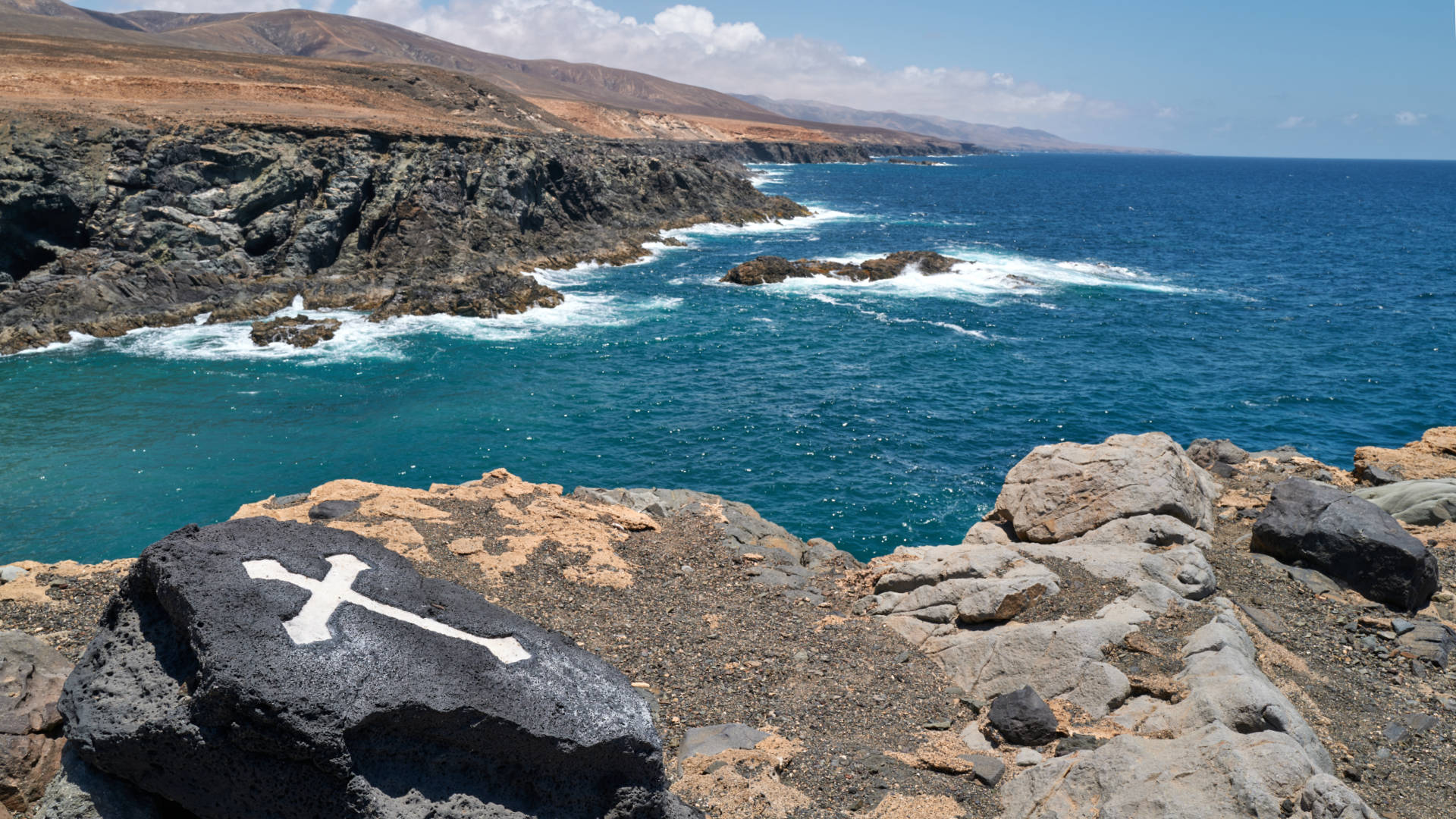 Puerto de la Cruz nahe Puertito de los Molinos Fuerteventura.