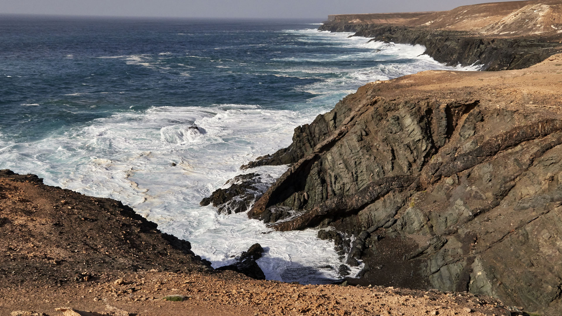 Bahía de las Gaviotas nahe Los Molinos Fuerteventura.