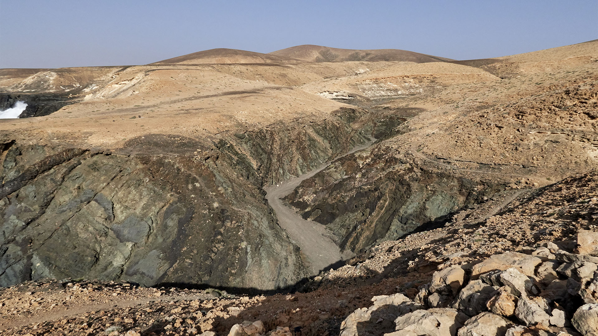 Bahía de las Gaviotas nahe Los Molinos Fuerteventura.