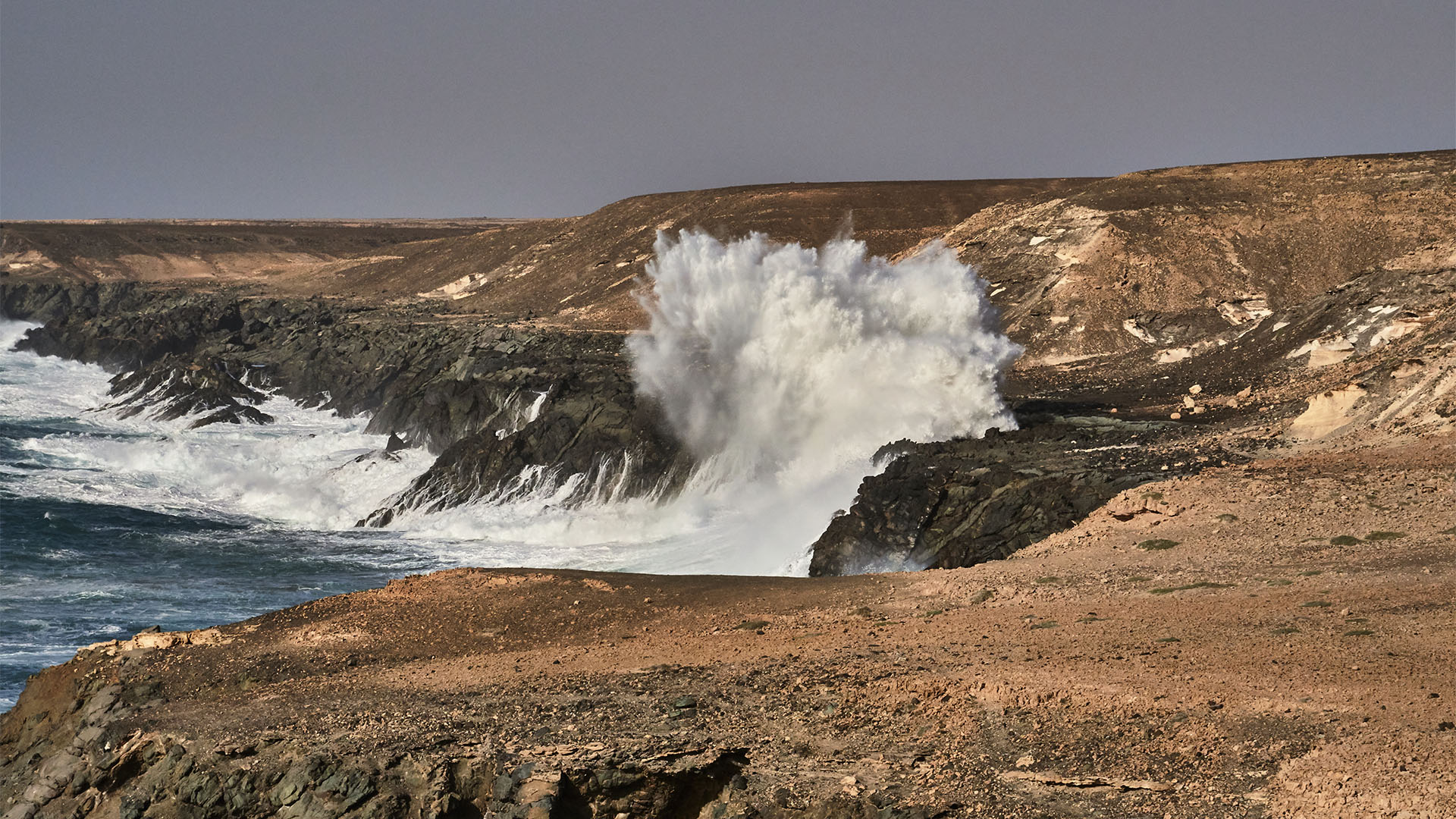 Bahía de las Gaviotas nahe Los Molinos Fuerteventura.