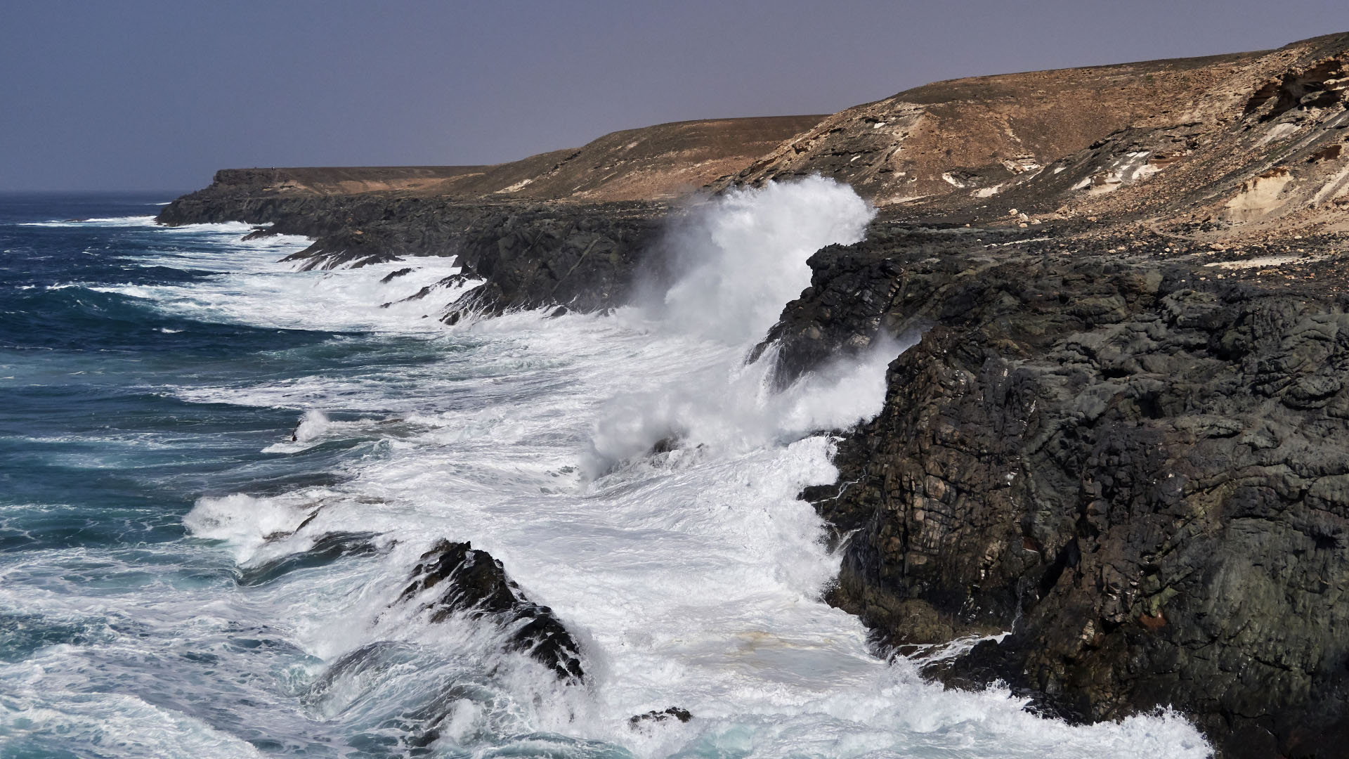 Bahía de las Gaviotas nahe Los Molinos Fuerteventura.