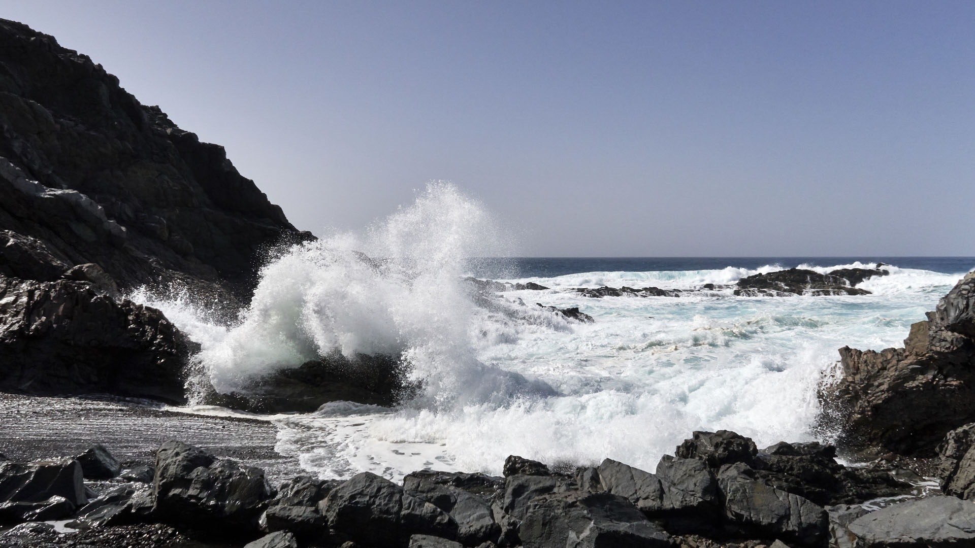 Bahía de las Gaviotas nahe Los Molinos Fuerteventura.