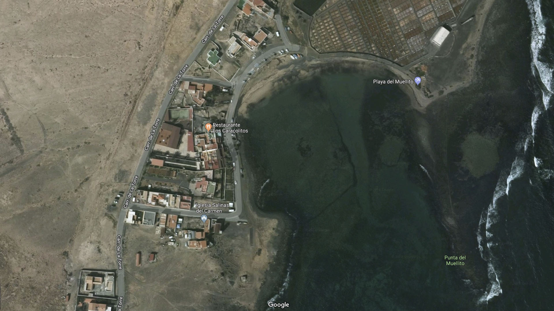 Strände von Fuerteventura: Playa del Muellito Salinas del Carmen.