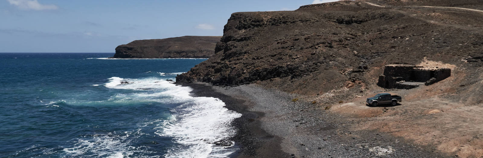 Playa Majada de las Cabras Pozo Negro Fuerteventura.