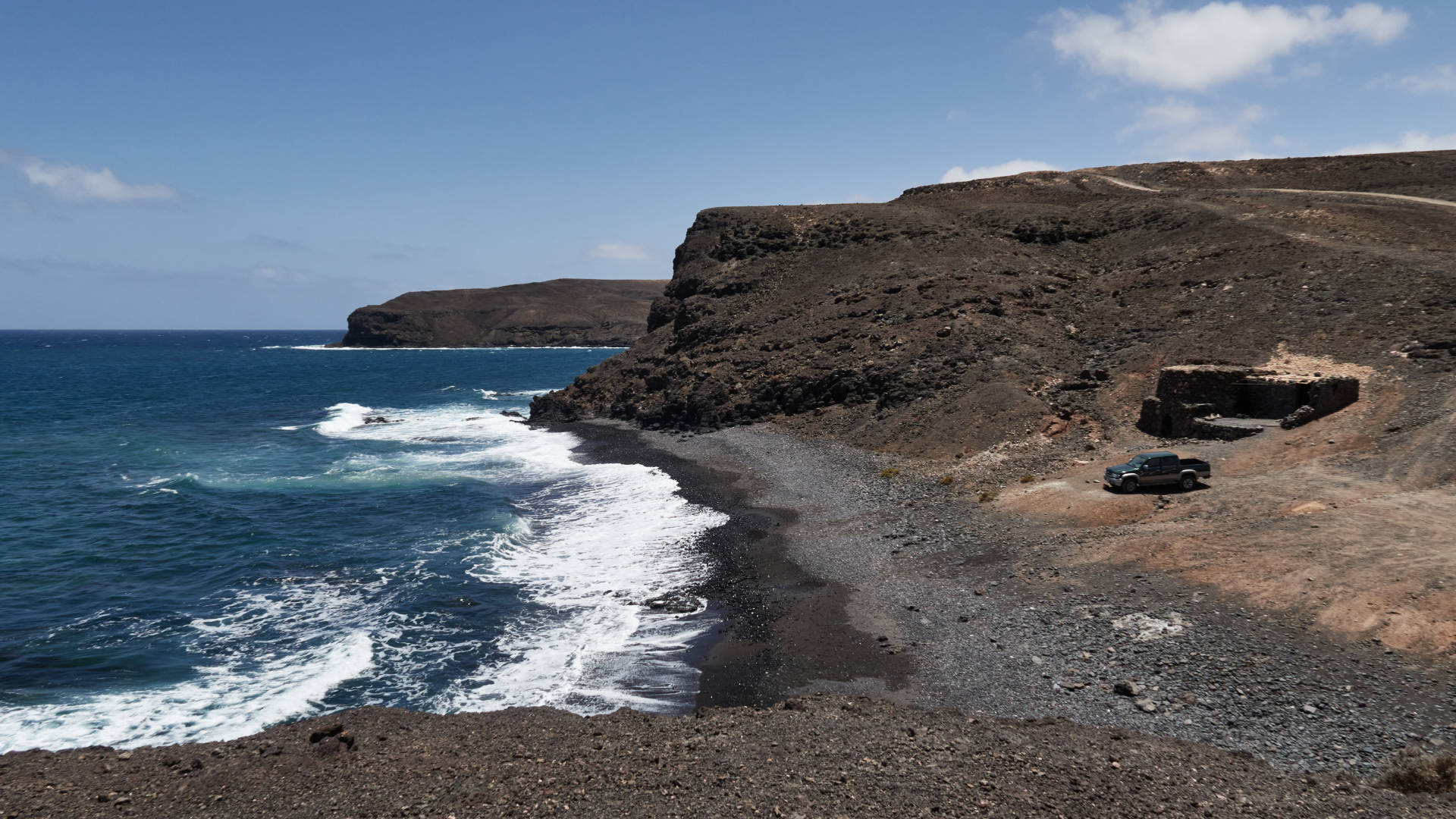 Playa Majada de las Cabras Pozo Negro Fuerteventura.