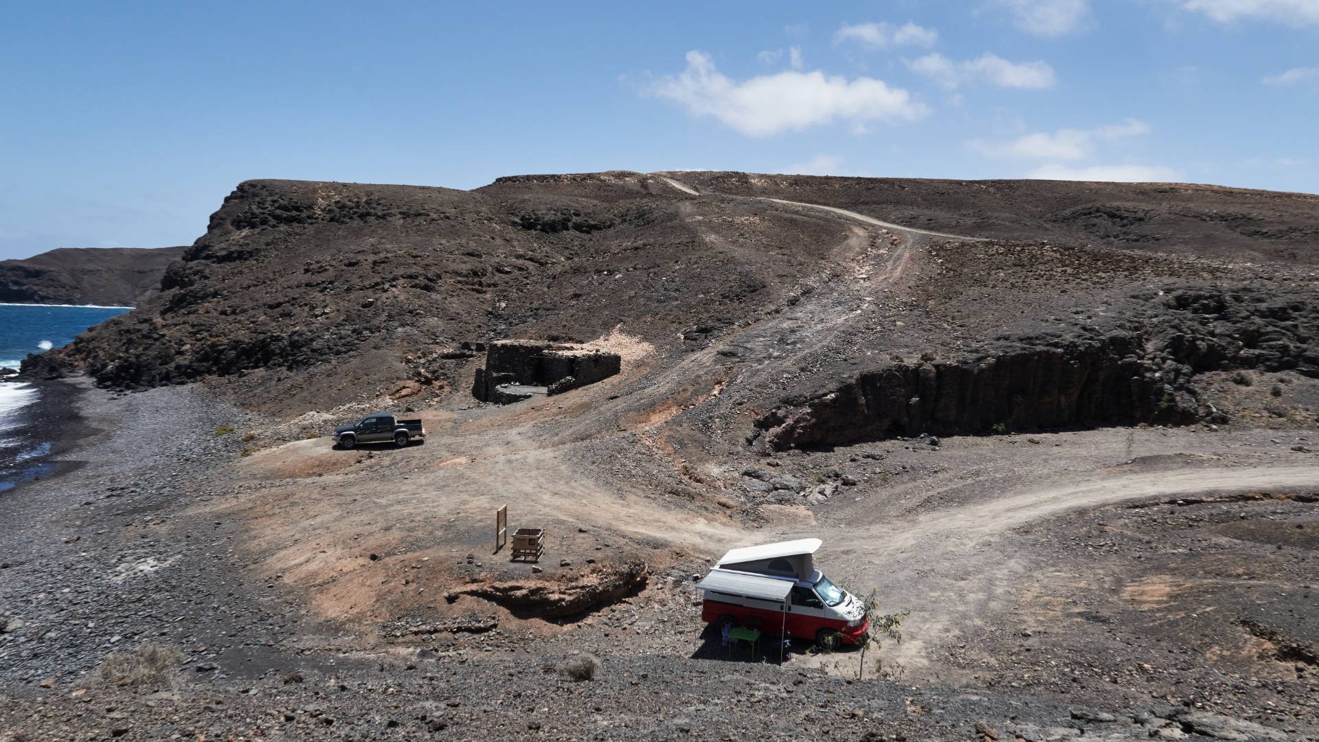 Playa Majada de las Cabras Pozo Negro Fuerteventura.