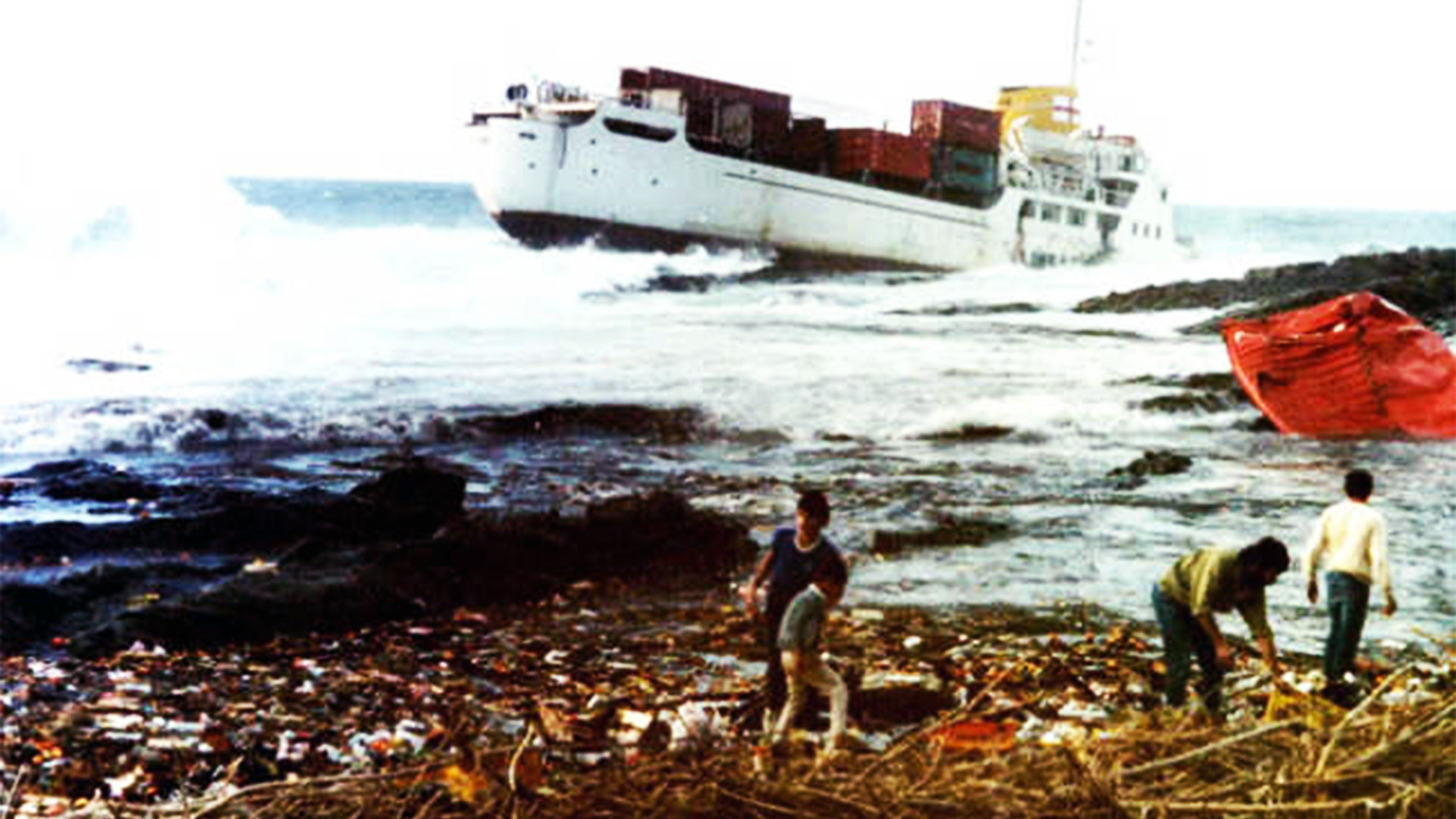 Schiffswrack der Júcar am Playa Valle de Santa Inés Fuerteventura.