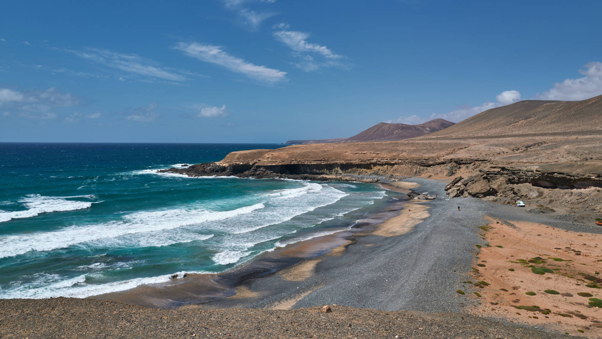 Der Strand Playa de Garcey nahe Pájara Fuerteventura.