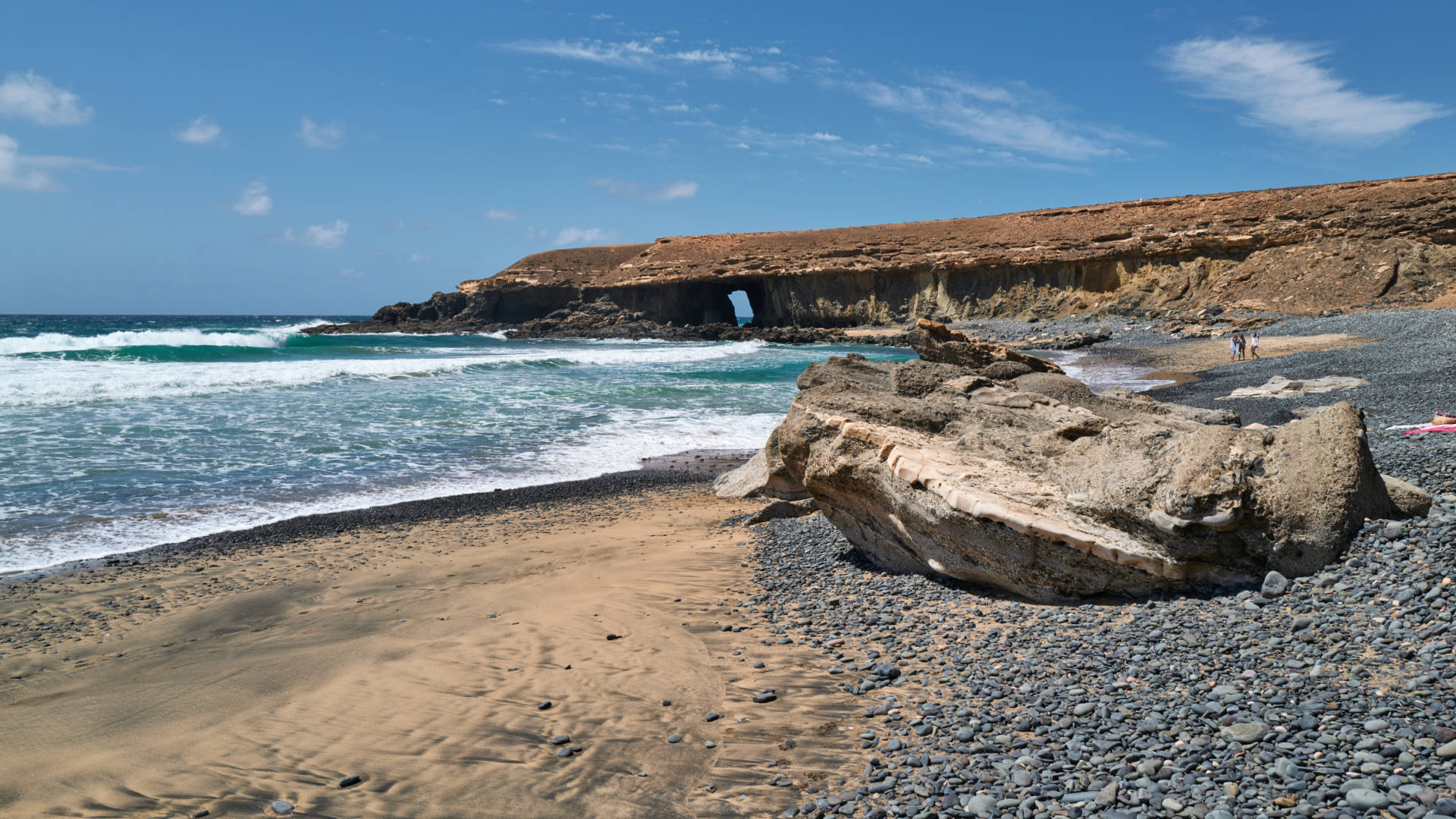 Der Strand Playa de Garcey nahe Pájara Fuerteventura.