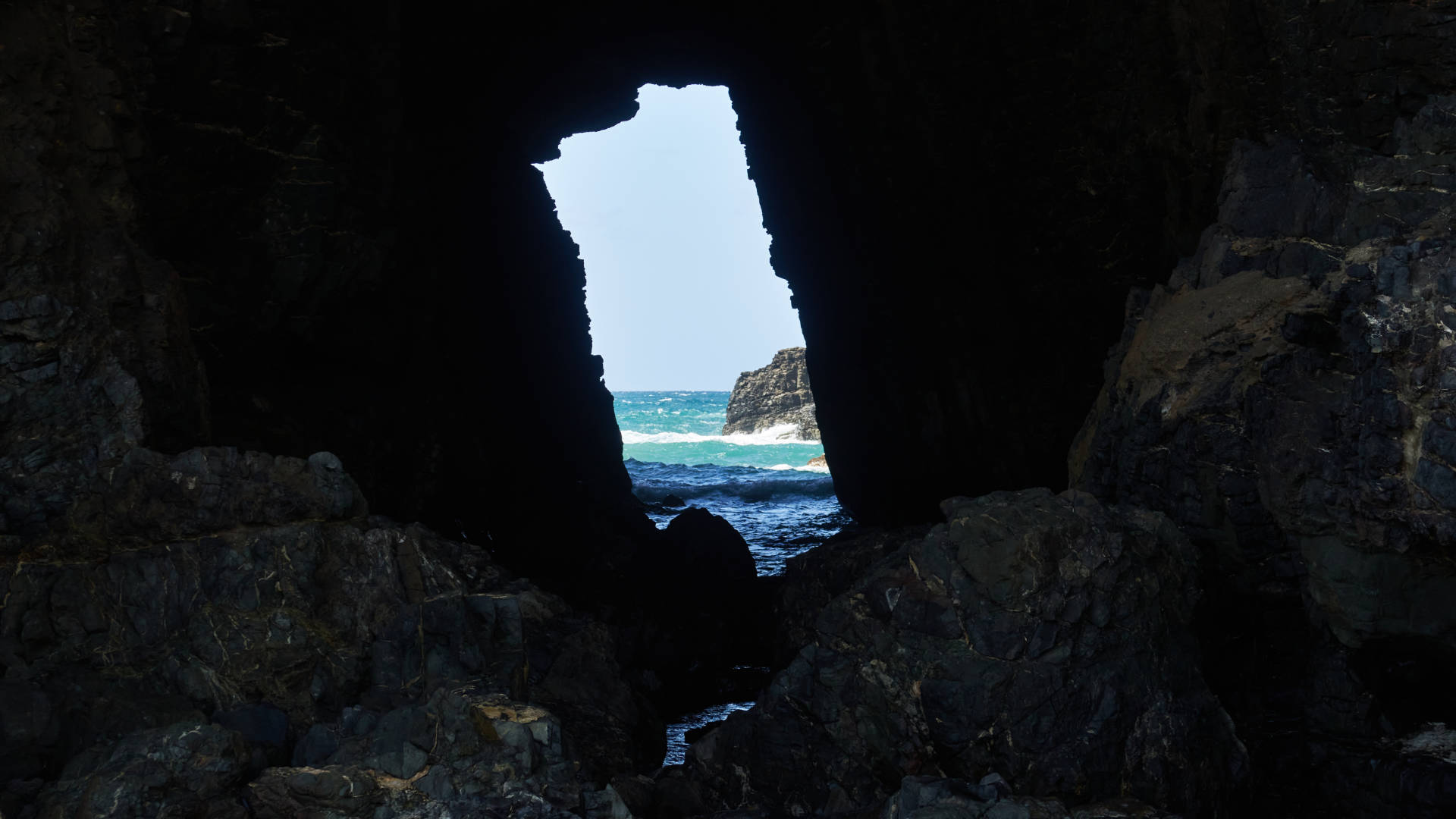 Der Strand Playa de Garcey nahe Pájara Fuerteventura.