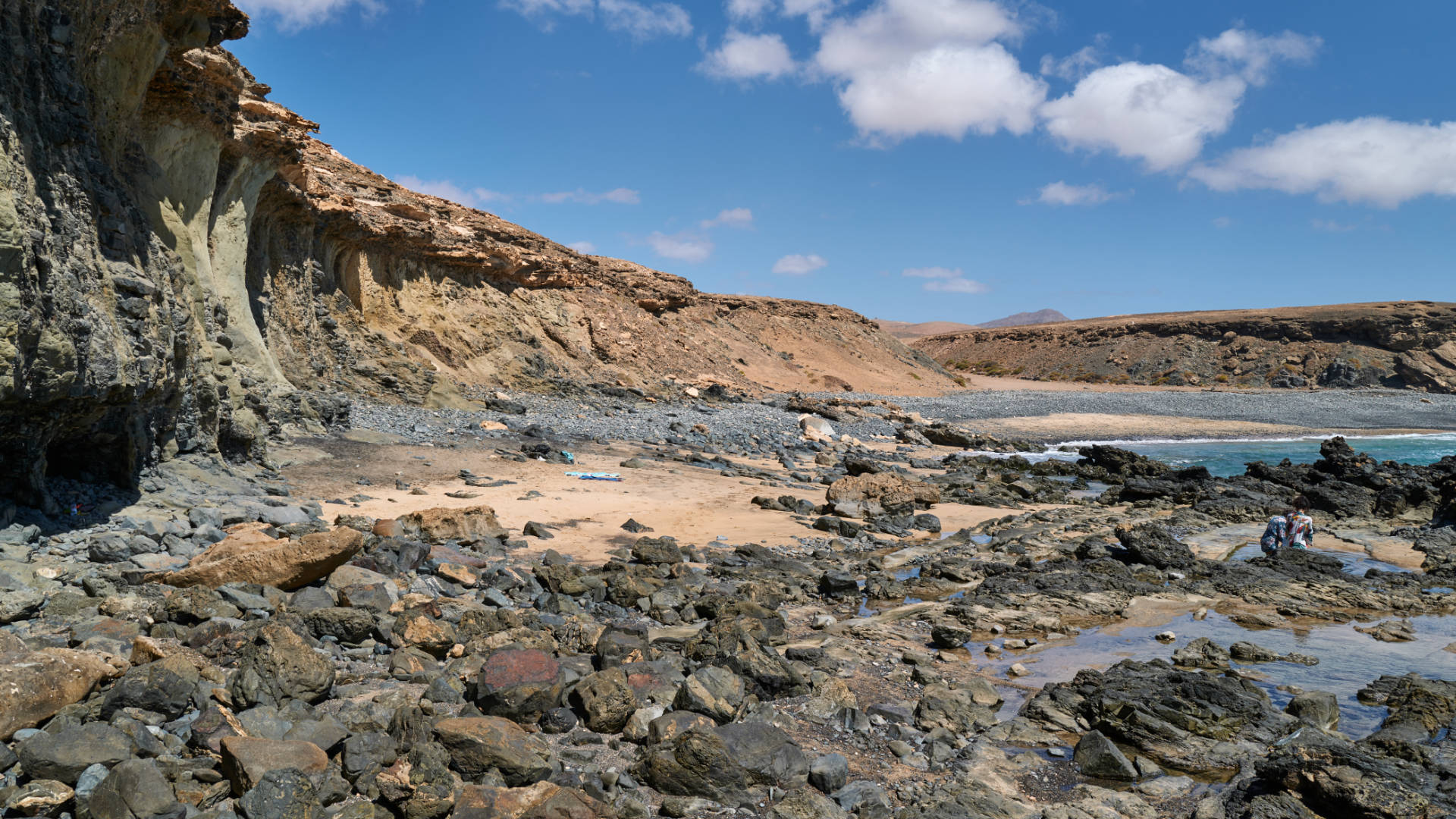 Der Strand Playa de Garcey nahe Pájara Fuerteventura.