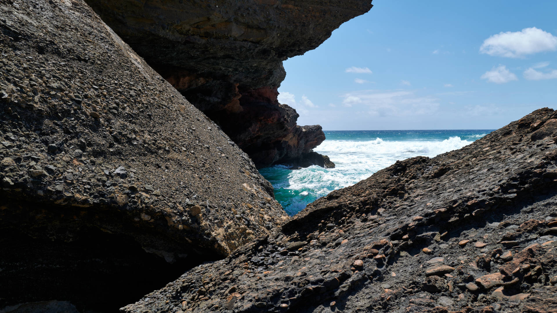 Der Strand Playa de Vigocho nahe Pájara Fuerteventura.