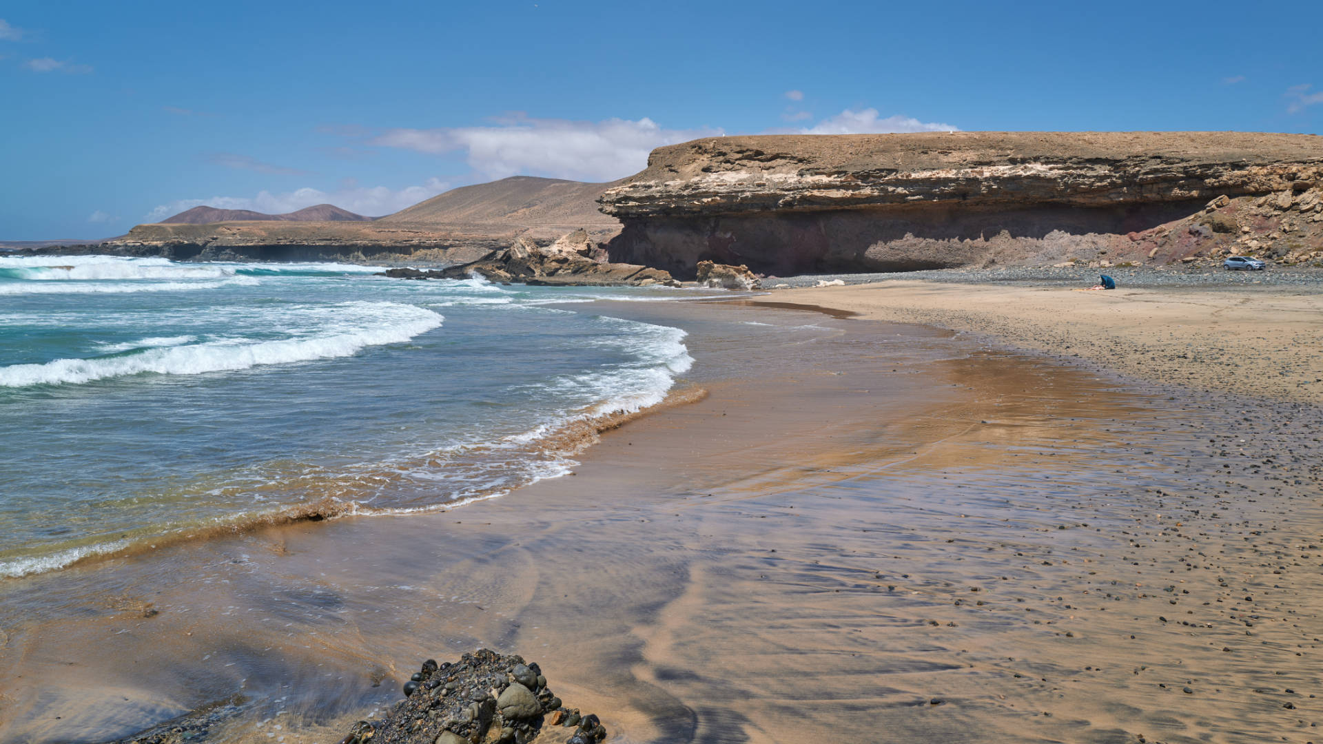 Der Strand Playa de Vigocho nahe Pájara Fuerteventura.