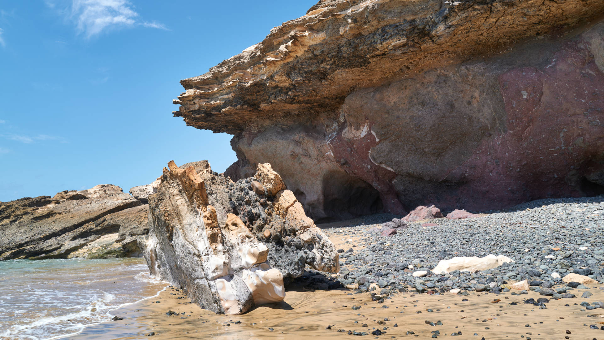 Der Strand Playa de Vigocho nahe Pájara Fuerteventura.