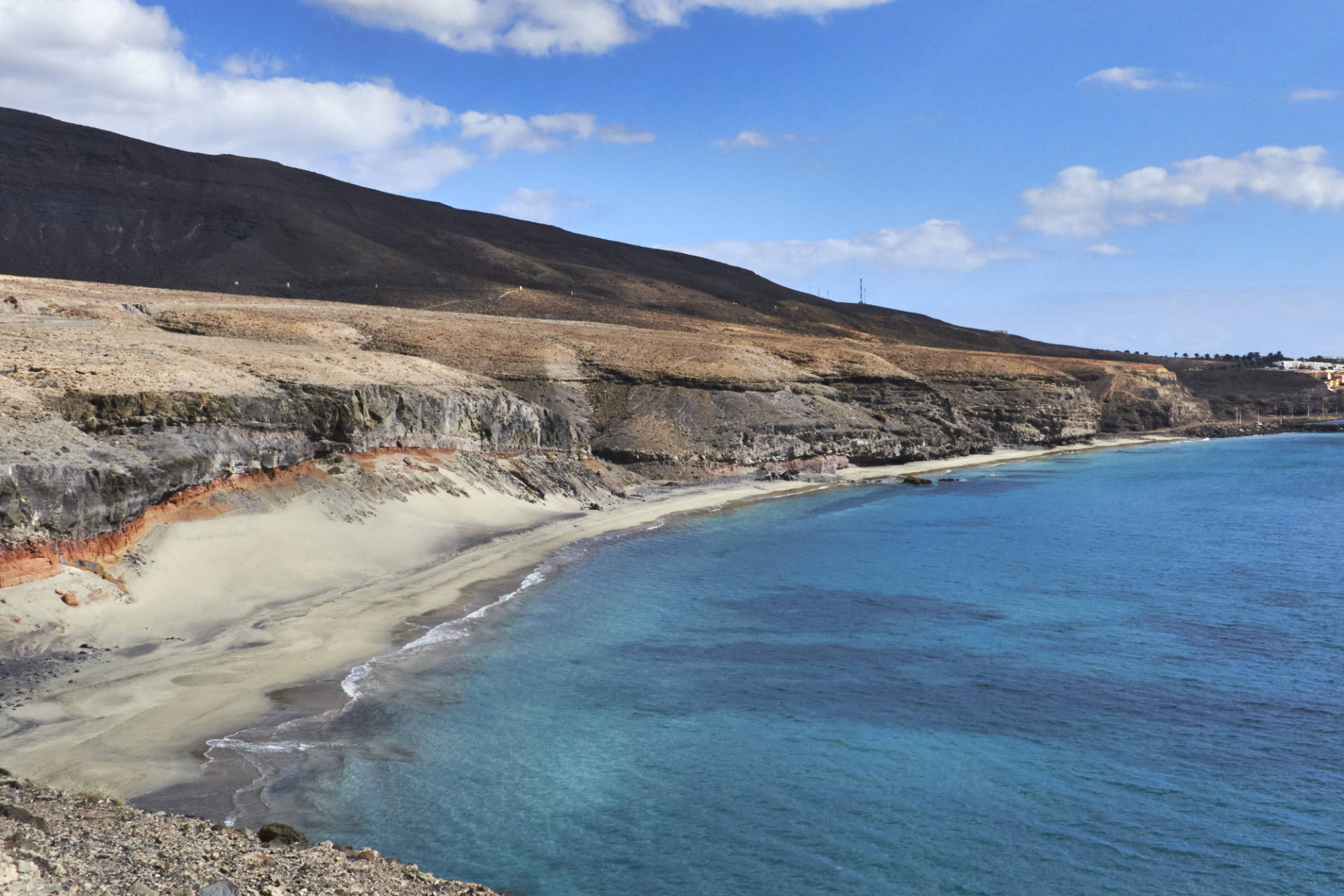 Playa de las Coloradas Morro Jable Jandía Fuerteventura.