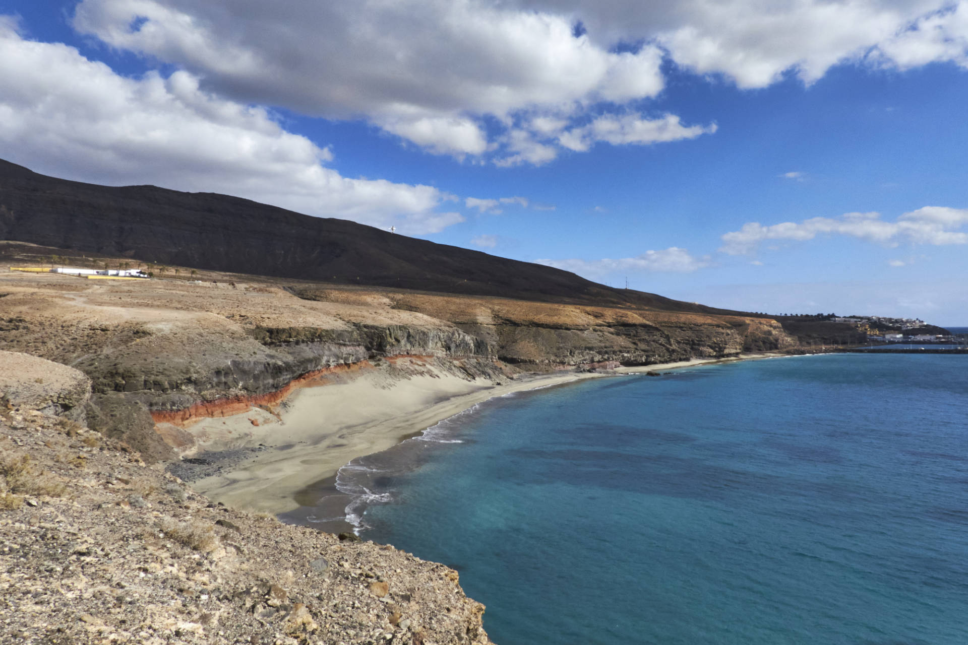 Playa de las Coloradas Morro Jable Jandía Fuerteventura.