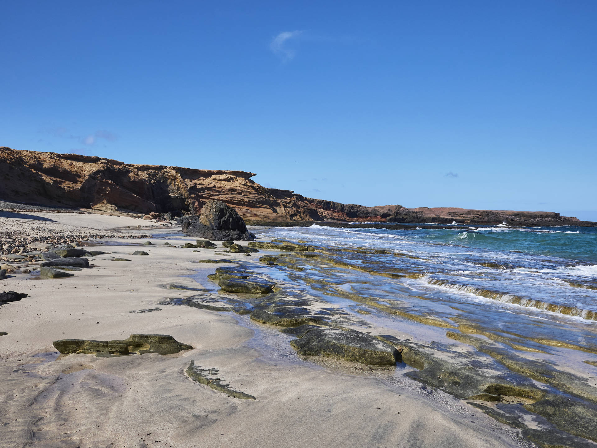 Der Playa de los Ochos Jandía Fuerteventura.