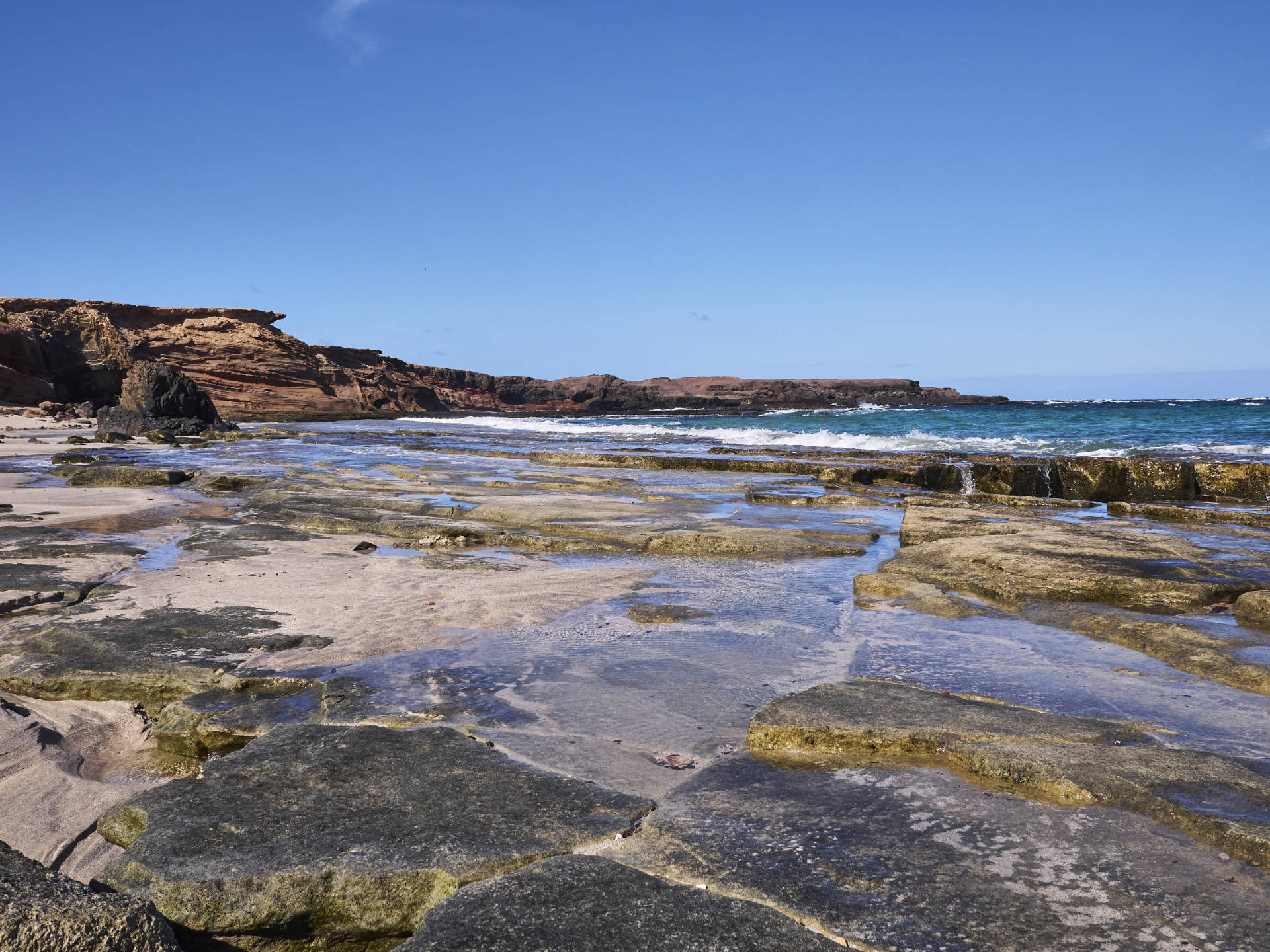Der Playa de los Ochos Jandía Fuerteventura.