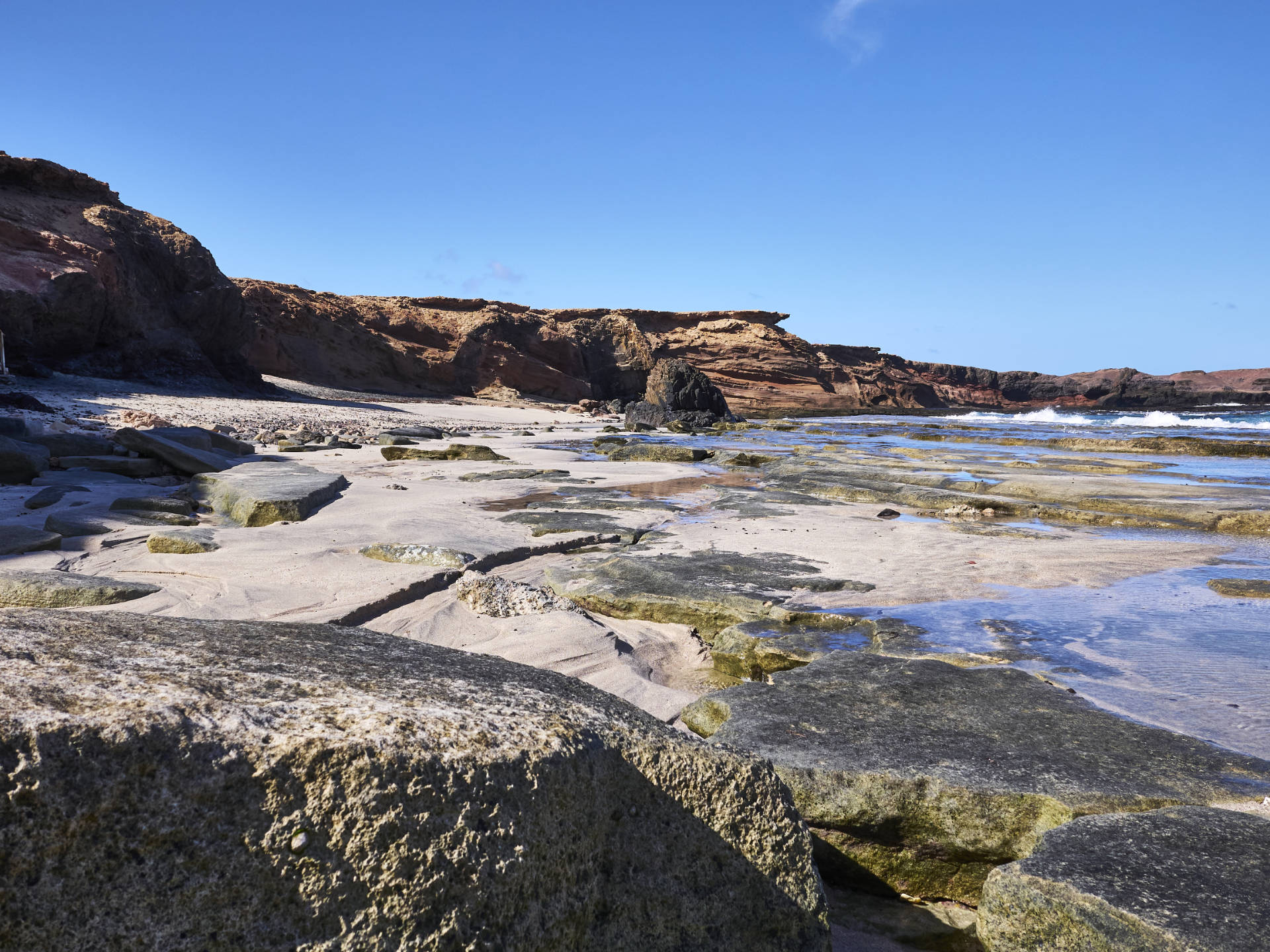 Der Playa de los Ochos Jandía Fuerteventura.