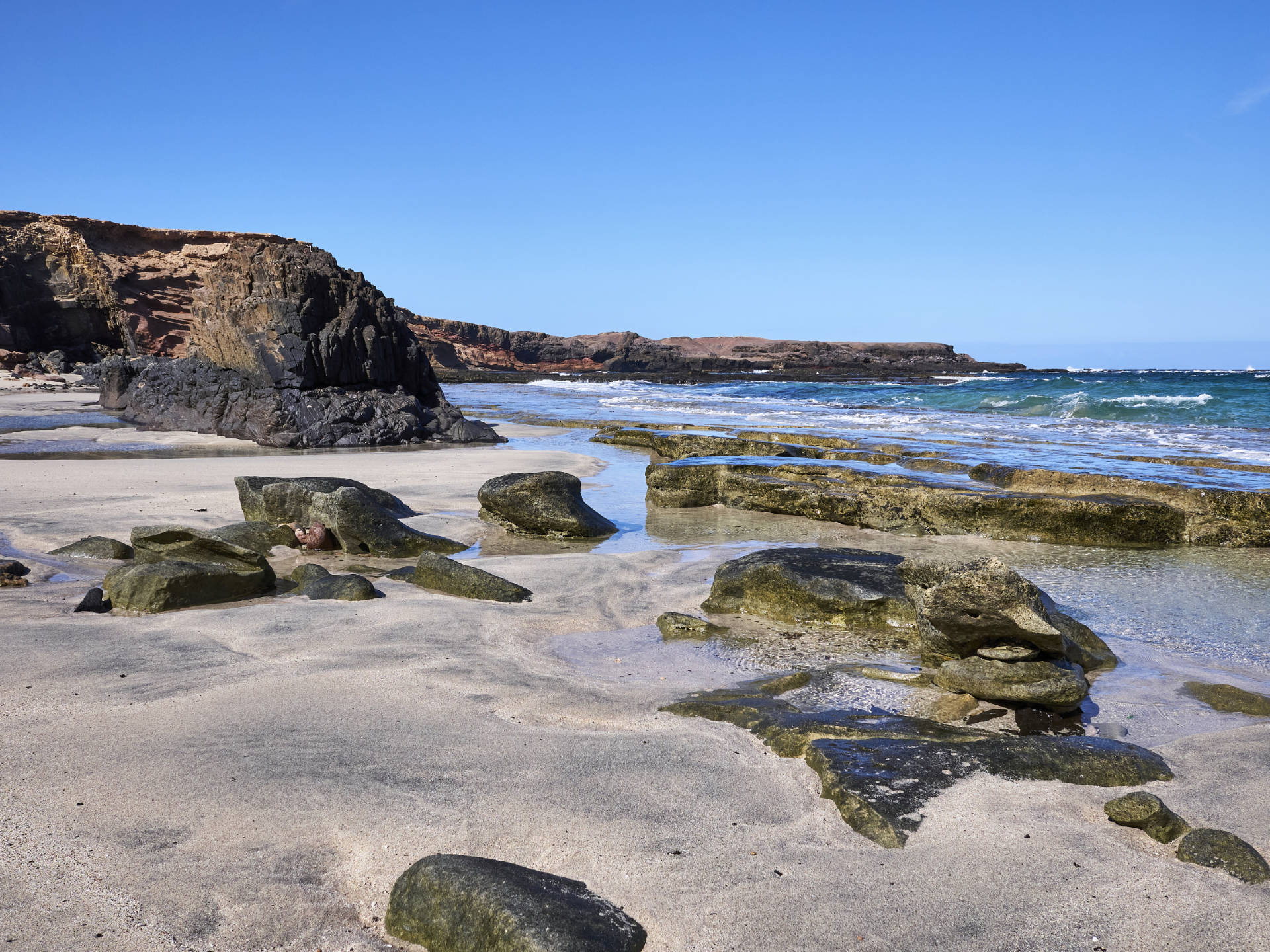 Der Playa de los Ochos Jandía Fuerteventura.