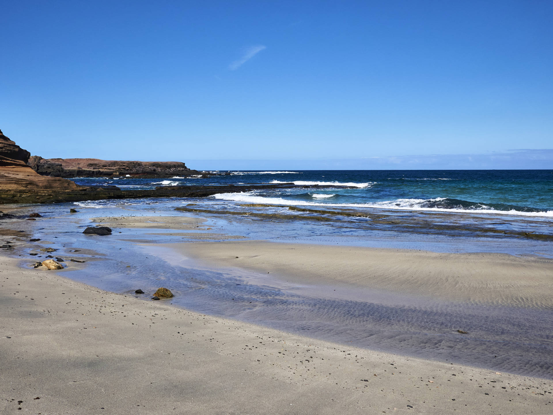 Der Playa de los Ochos Jandía Fuerteventura.