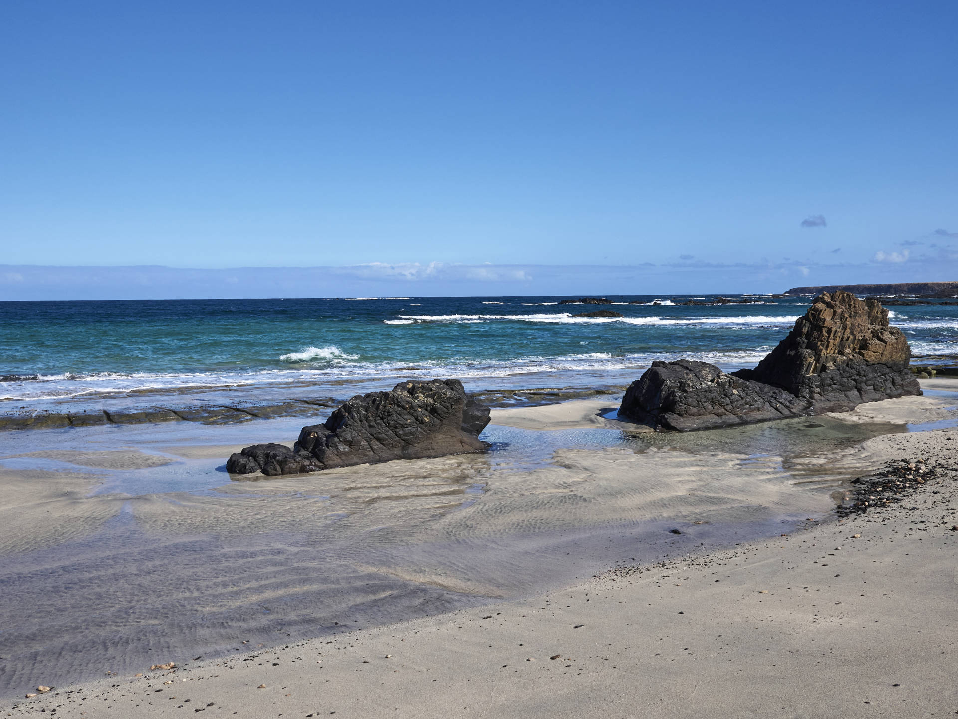 Der Playa de los Ochos Jandía Fuerteventura.