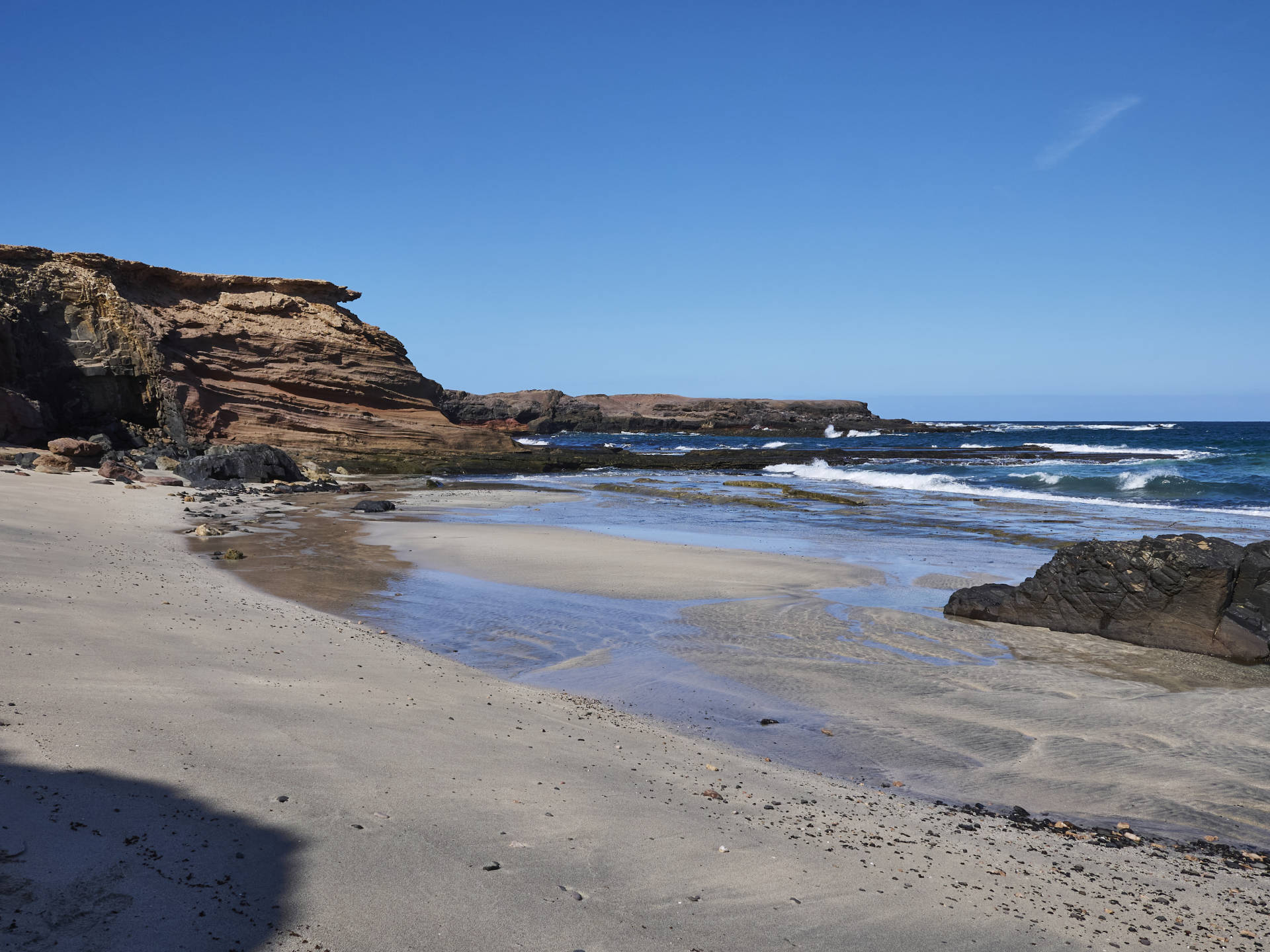 Der Playa de los Ochos Jandía Fuerteventura.