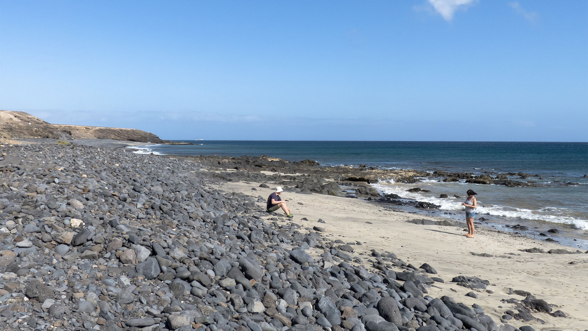 Strände Fuerteventura Ostküste: Playa de las Pilas aka Playa la Rajita.