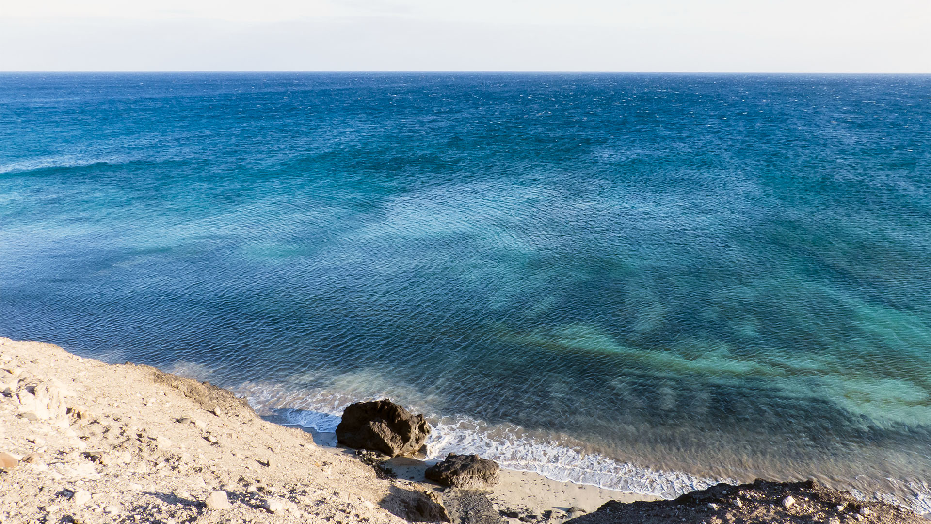 Strände Fuerteventura Ostküste: Playa de las Pilas aka Playa la Rajita.