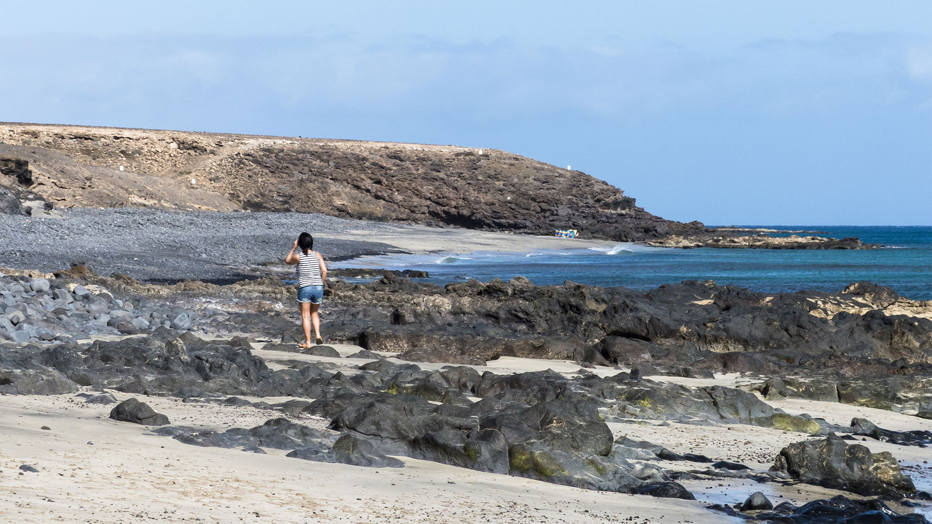 Strände Fuerteventura Ostküste: Playa de las Pilas aka Playa la Rajita.