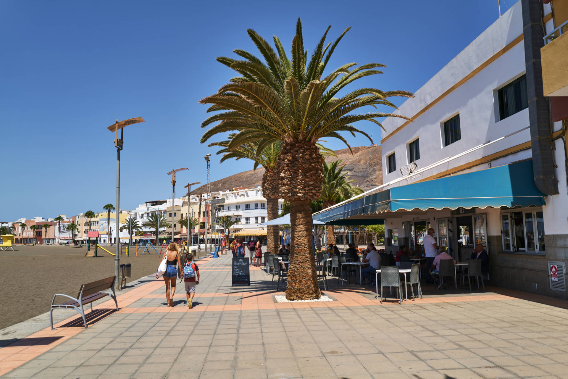 Playa de Gran Tarajal Fuerteventura.