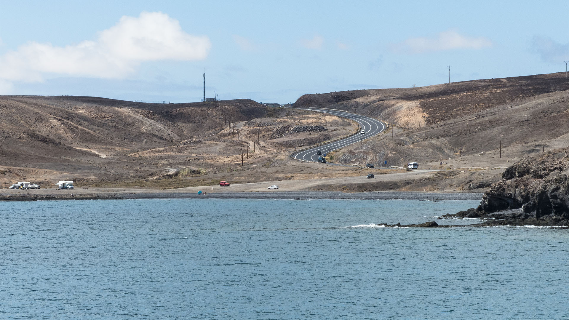 Die Strände Fuerteventuras: Playa laja del Corral - Punta de la Cruzuela.