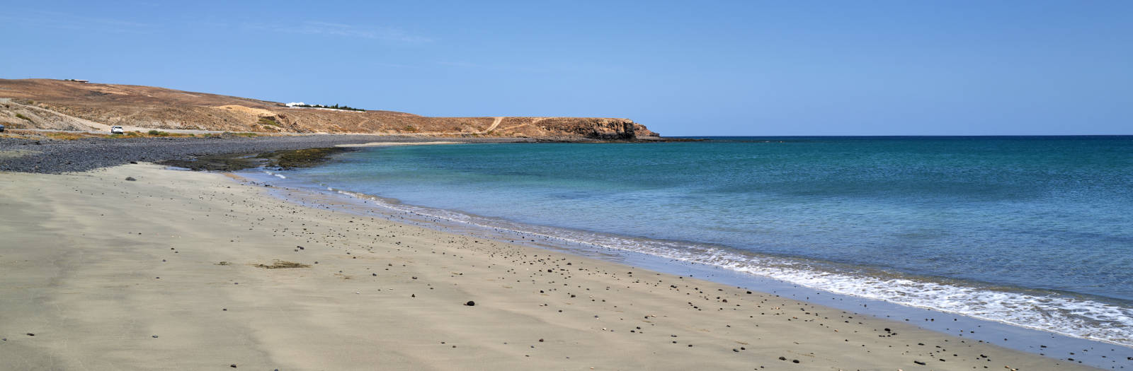 Der Playa de la Jaqueta zwischen La Lajita und Costa Calma.