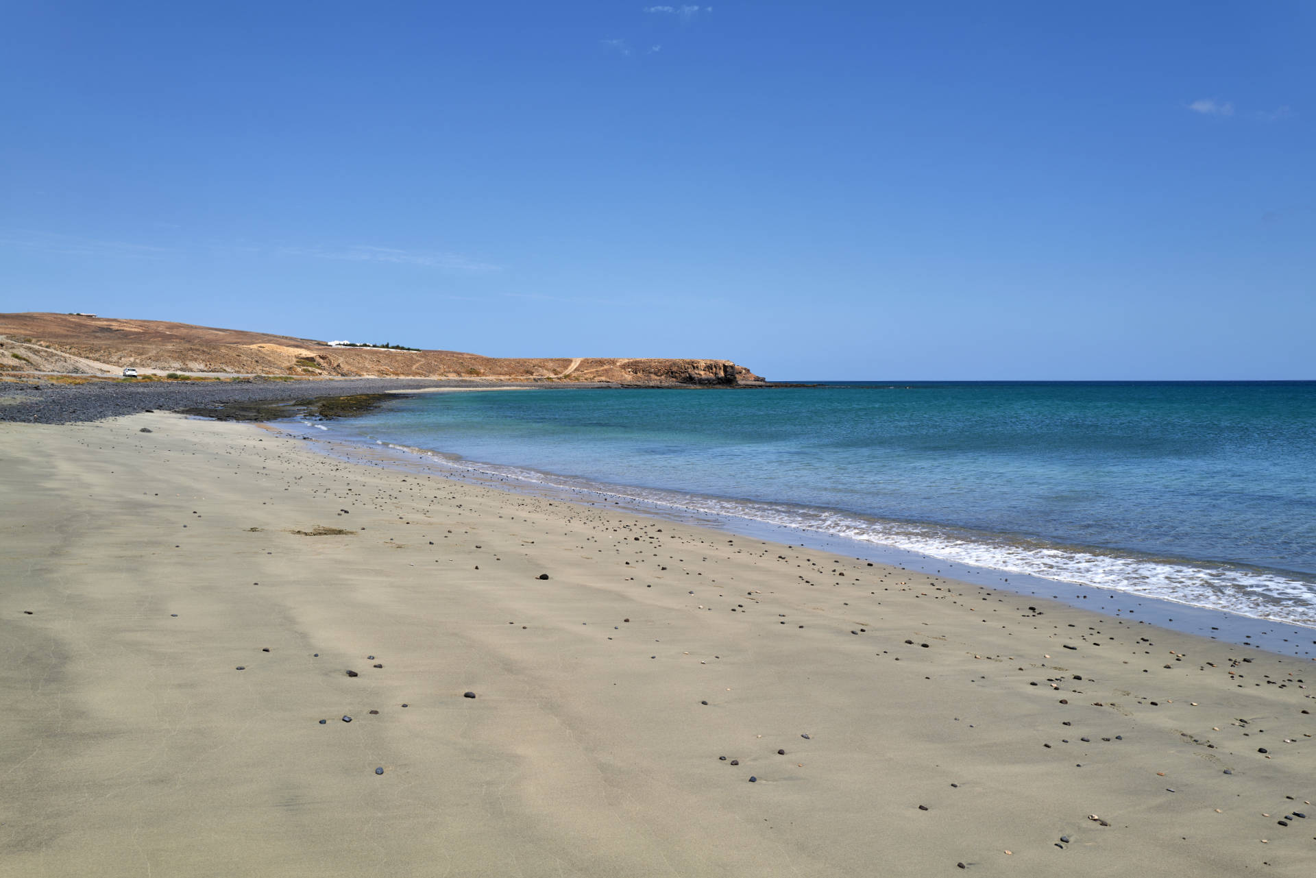 Der Playa de la Jaqueta zwischen La Lajita und Costa Calma.
