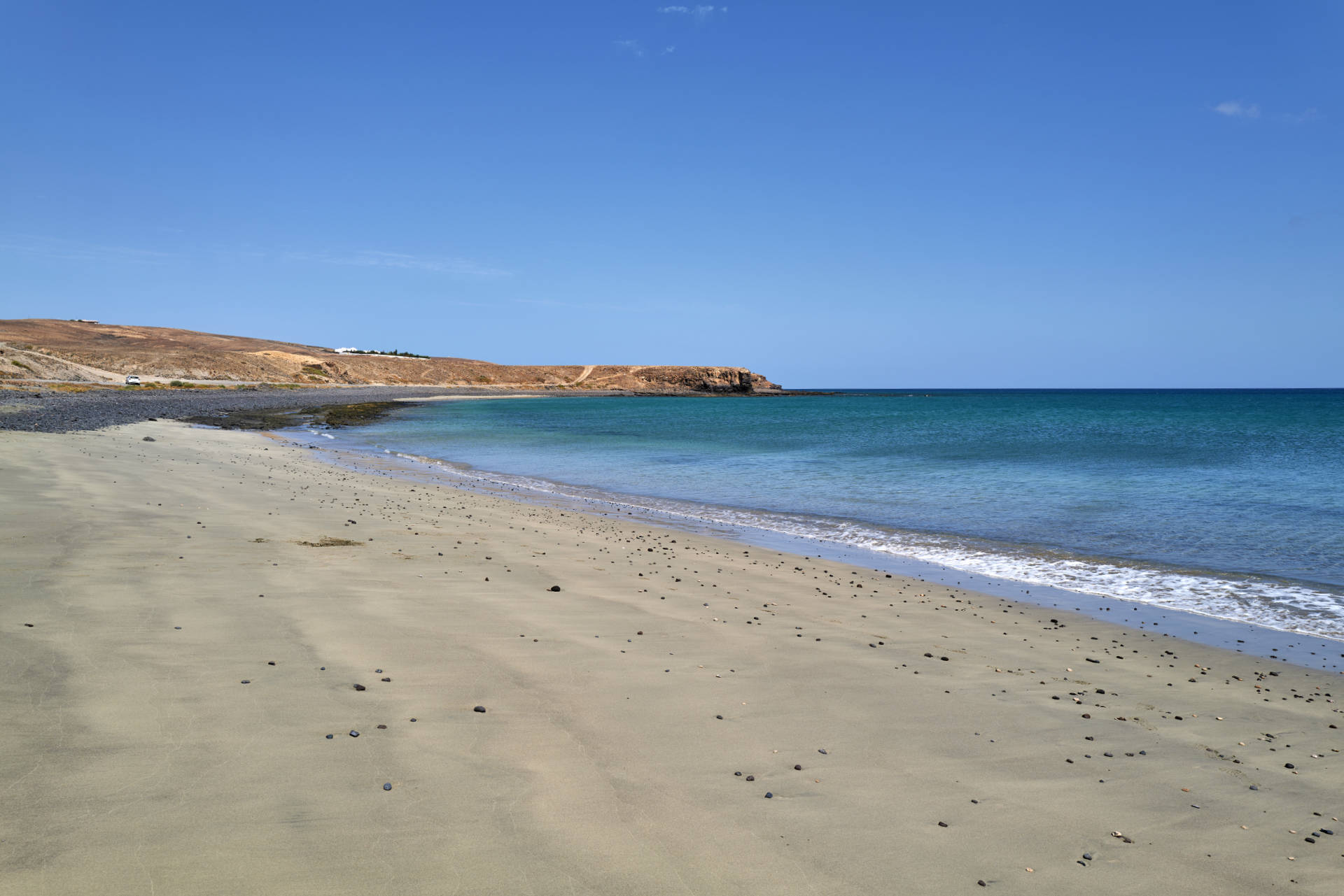 Der Playa de la Jaqueta zwischen La Lajita und Costa Calma.