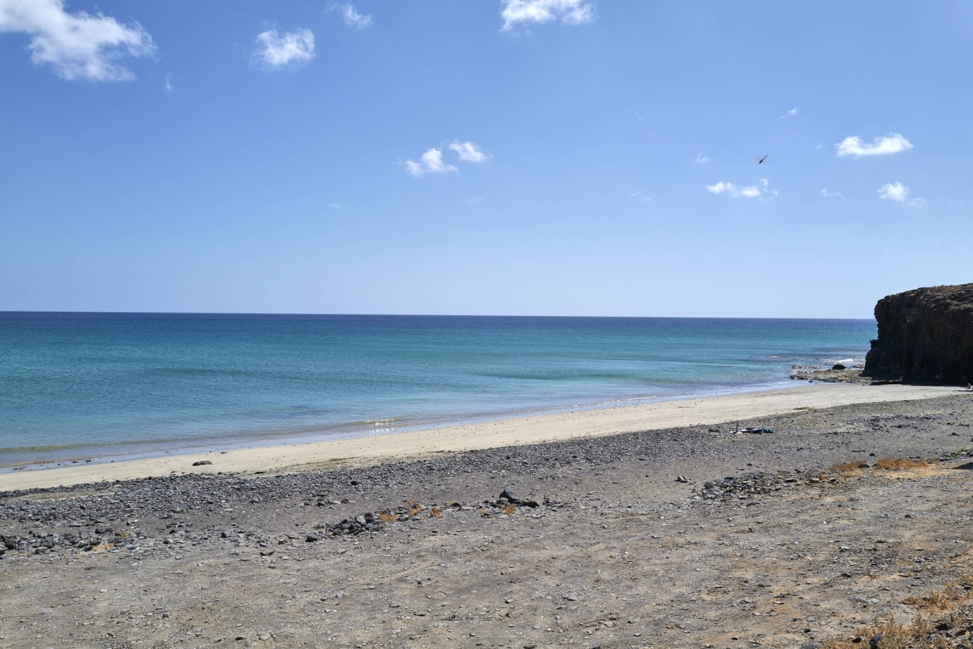 Der Playa de la Jaqueta zwischen La Lajita und Costa Calma.