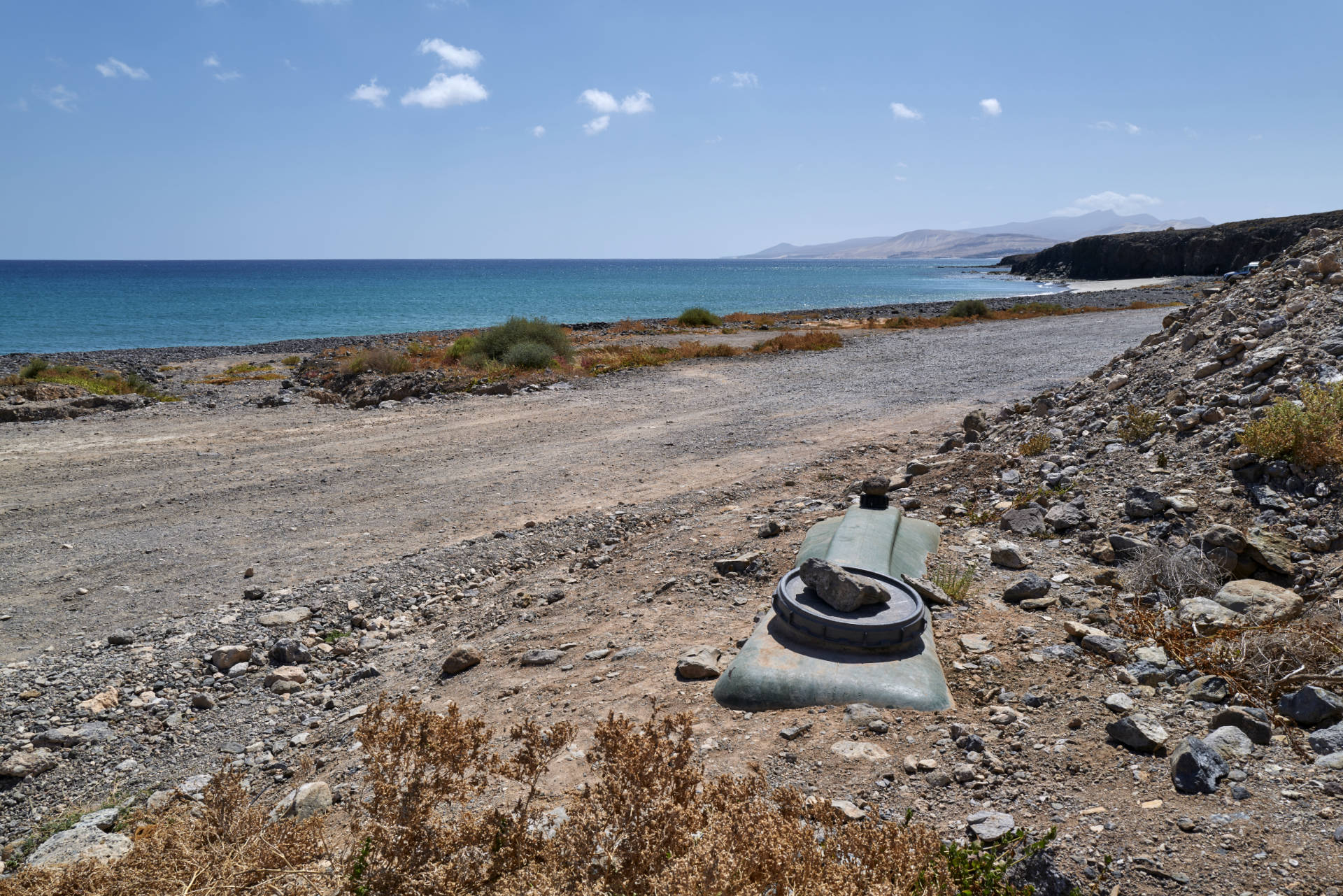 Der Playa de la Jaqueta zwischen La Lajita und Costa Calma.