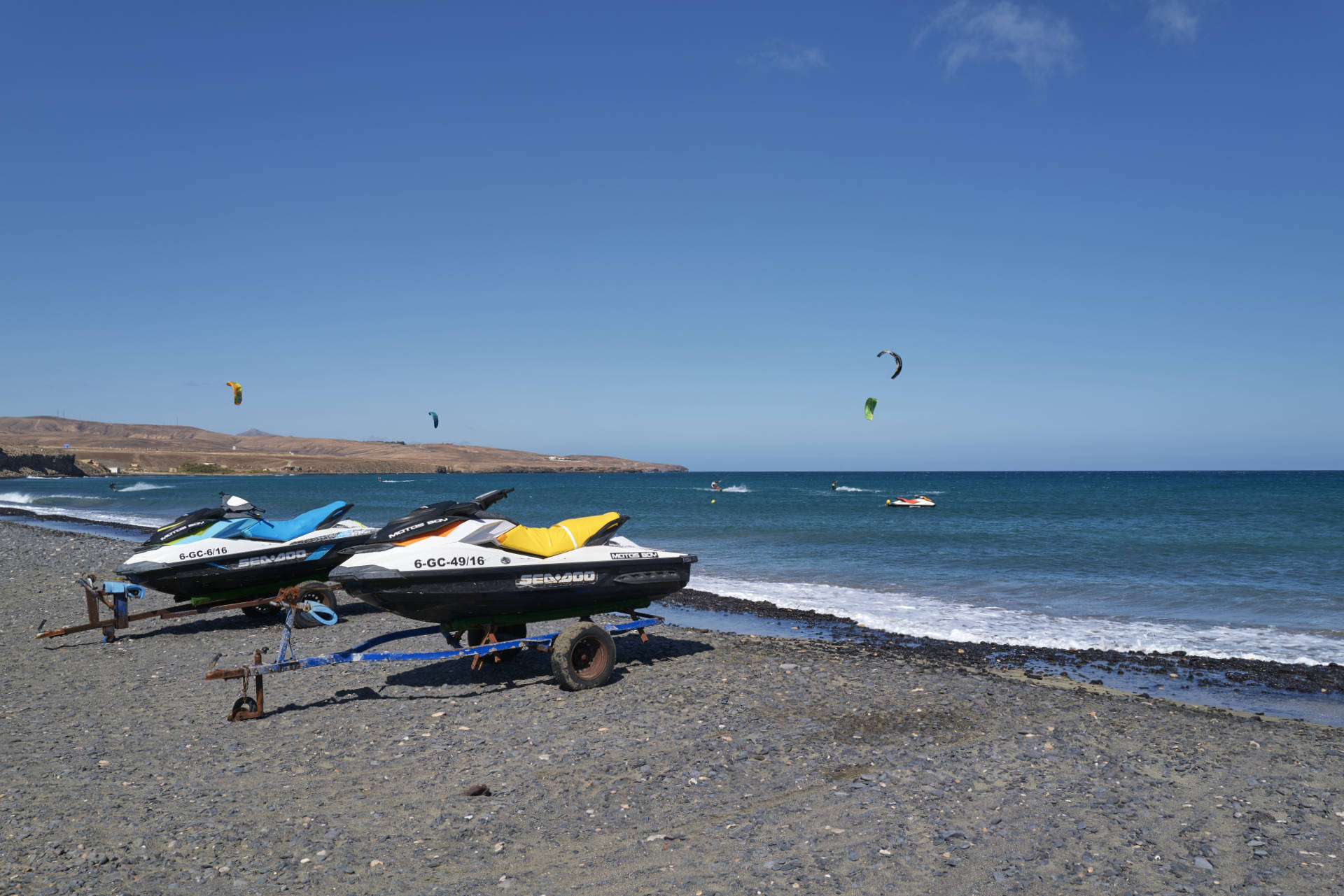 Playas de Matas Blancas Costa Calma Fuerteventura.