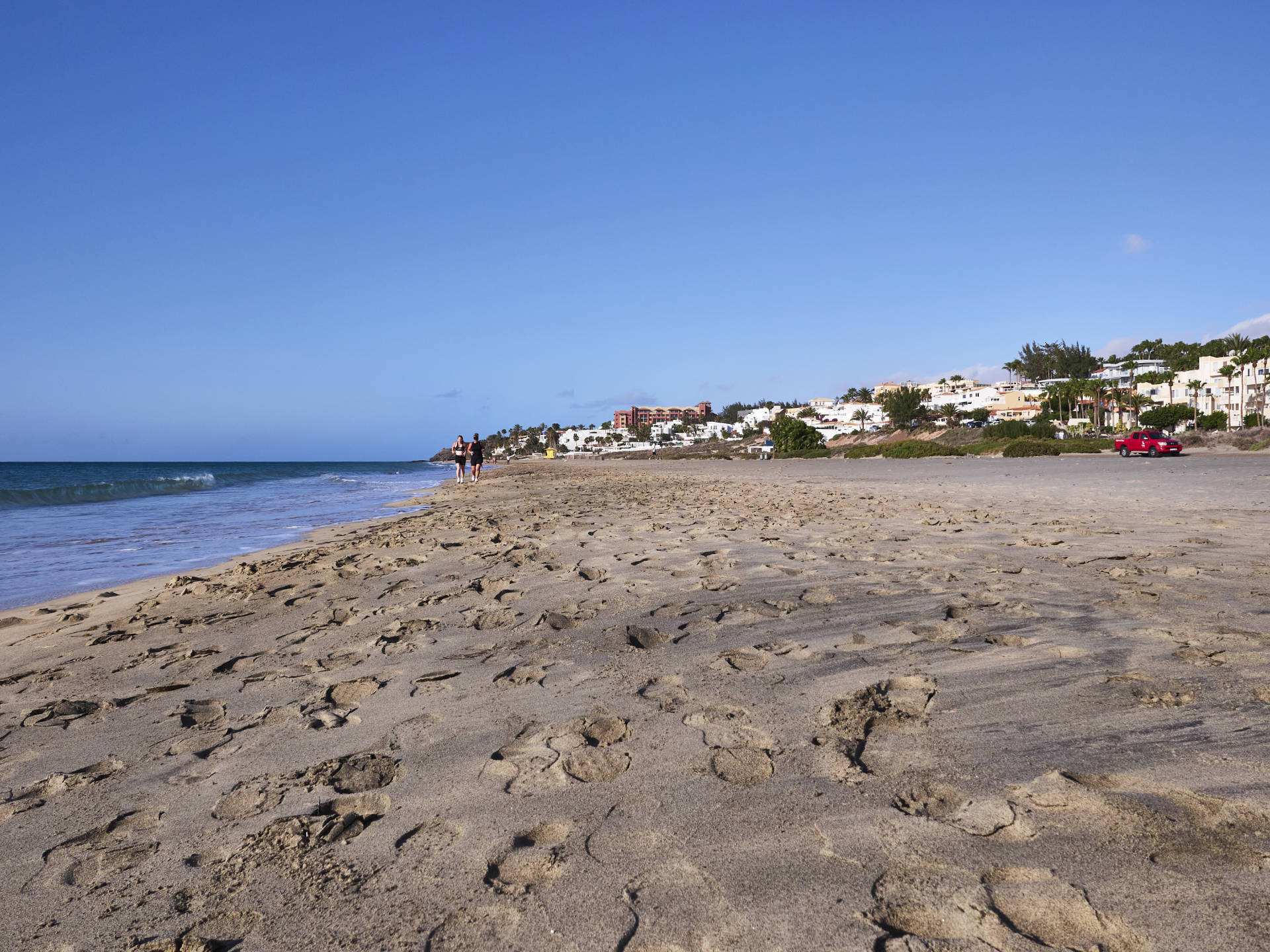 Fuerteventura – Playas de Costa Calma am frühen Morgen.