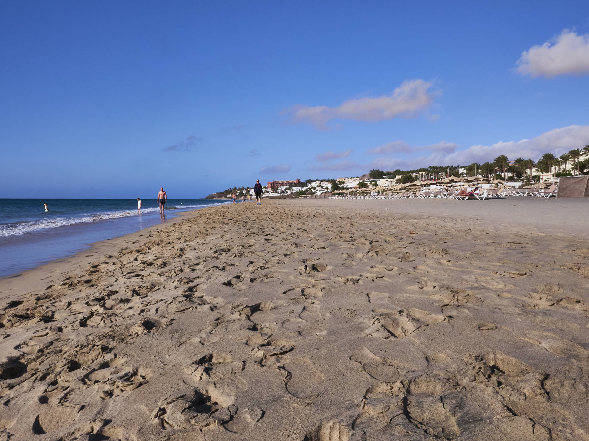 Fuerteventura – Playas de Costa Calma am frühen Morgen.