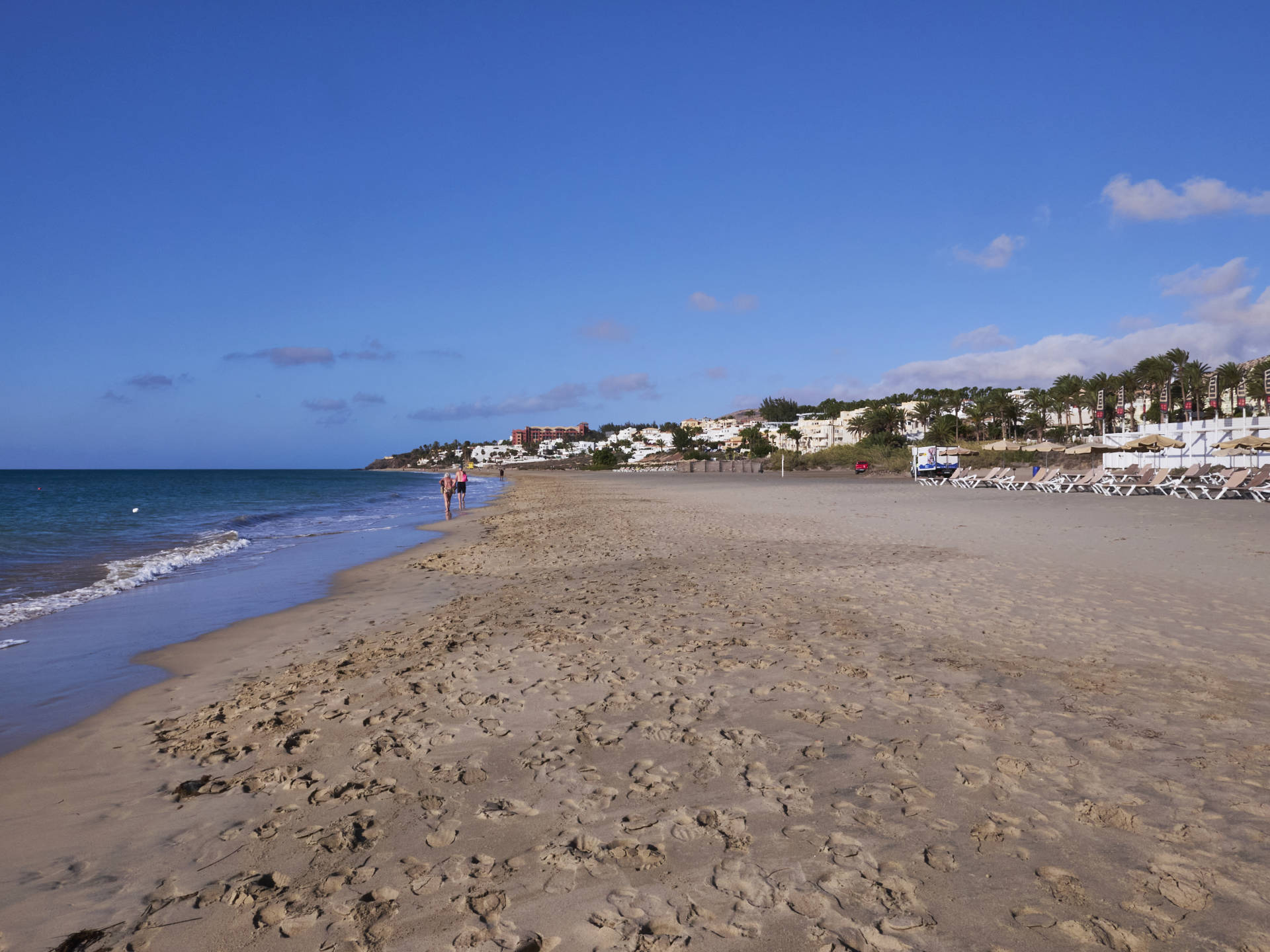Fuerteventura – Playas de Costa Calma am frühen Morgen.
