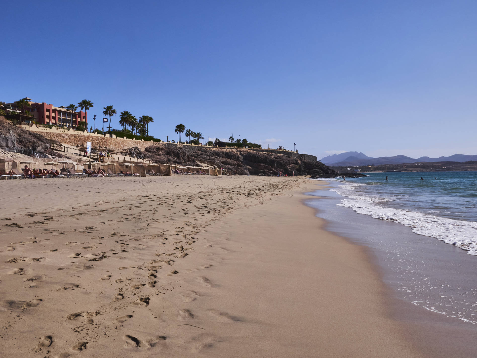 Fuerteventura – Playas de Costa Calma am frühen Morgen.