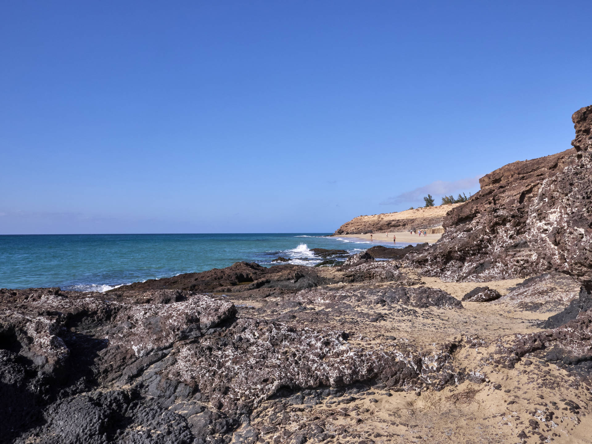 Fuerteventura – Playa de Jandía aka Playa Esmeralda am frühen Morgen.