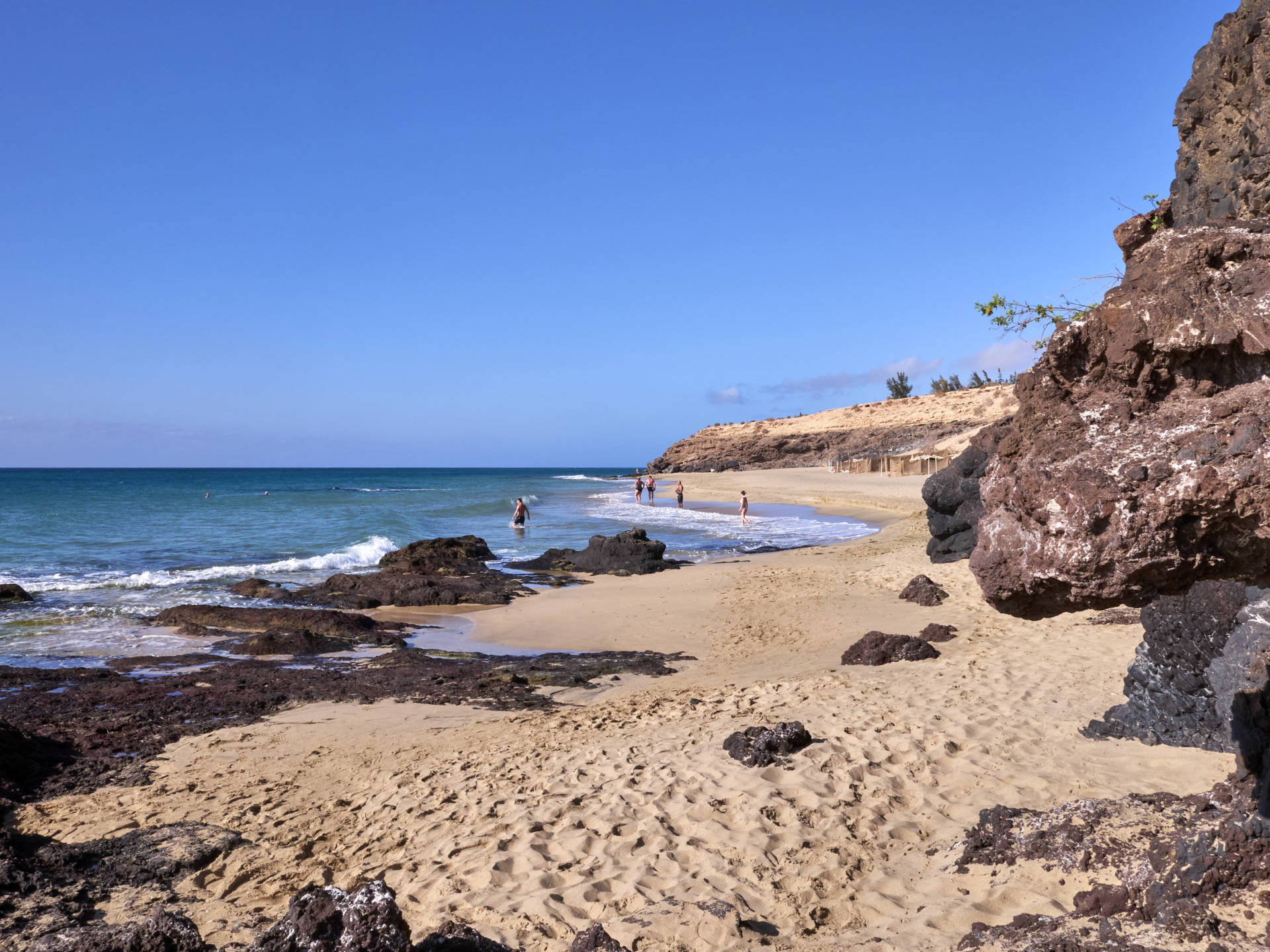 Fuerteventura – Playa de Jandía aka Playa Esmeralda am frühen Morgen.