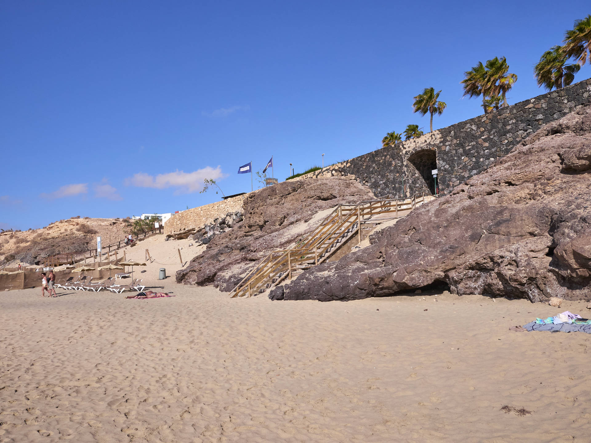 Fuerteventura – Playa de Jandía aka Playa Esmeralda am frühen Morgen.