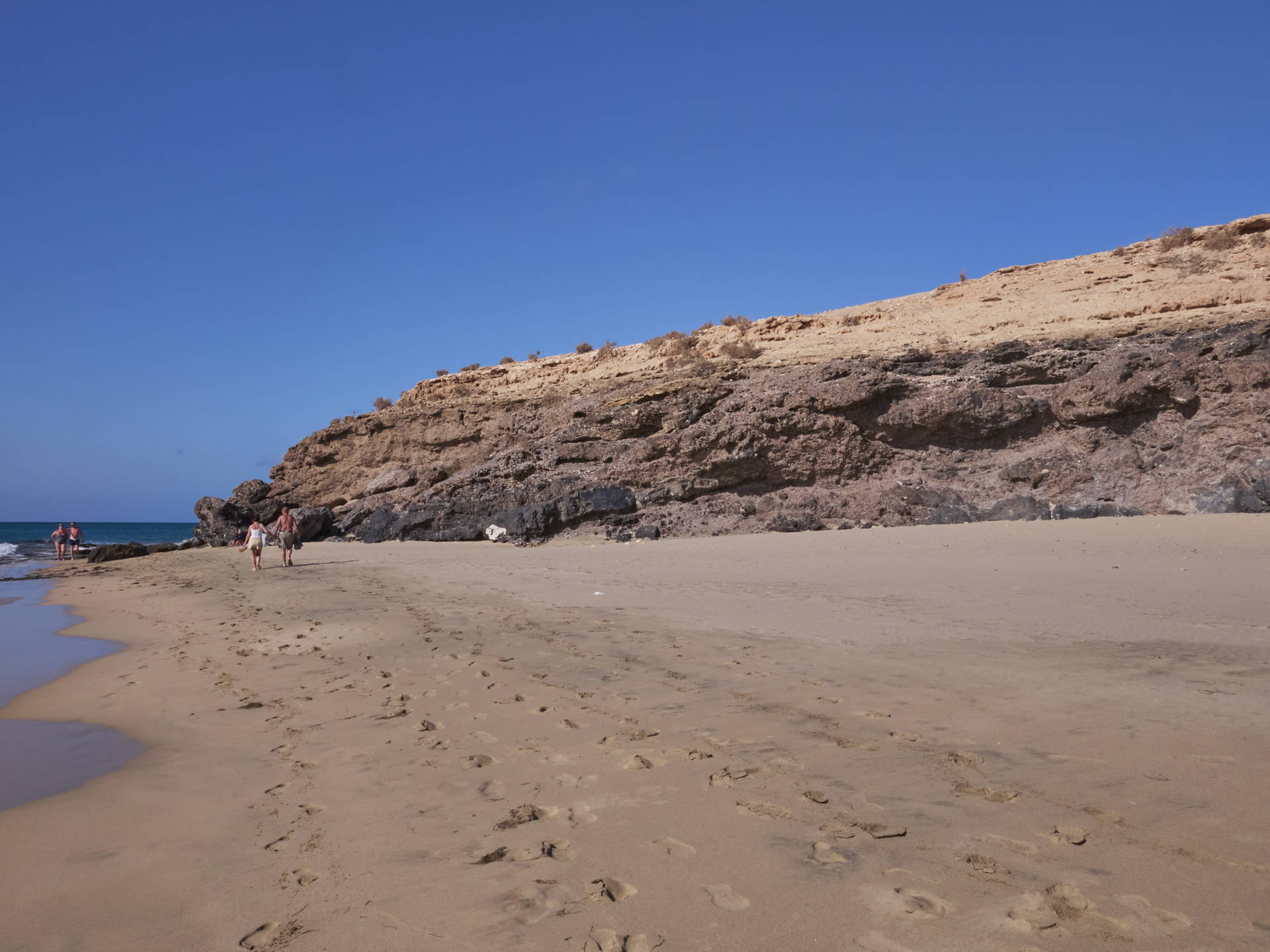 Fuerteventura – Playa de Jandía aka Playa Esmeralda am frühen Morgen.