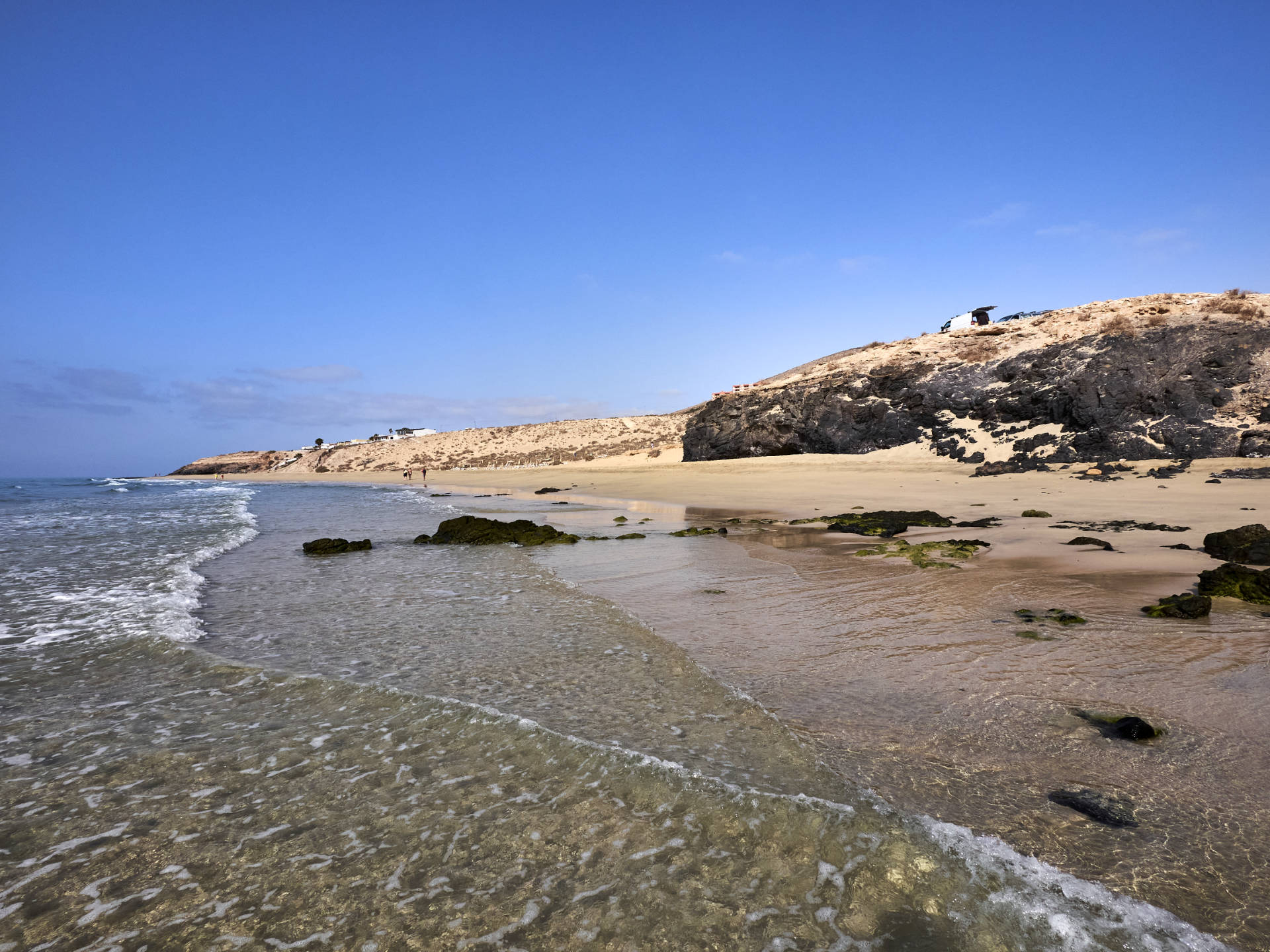 Fuerteventura – Playa de Jandía aka Playa Esmeralda am frühen Morgen.